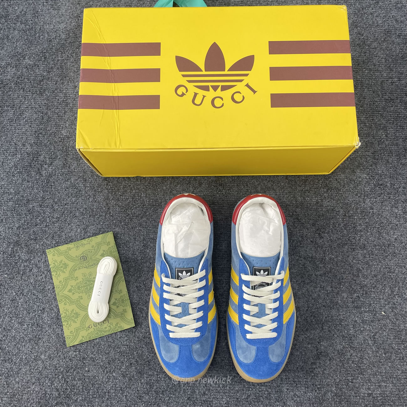 Adidas X Gucci Gazelle Blue 7078489stu04860 (5) - www.newkick.vip
