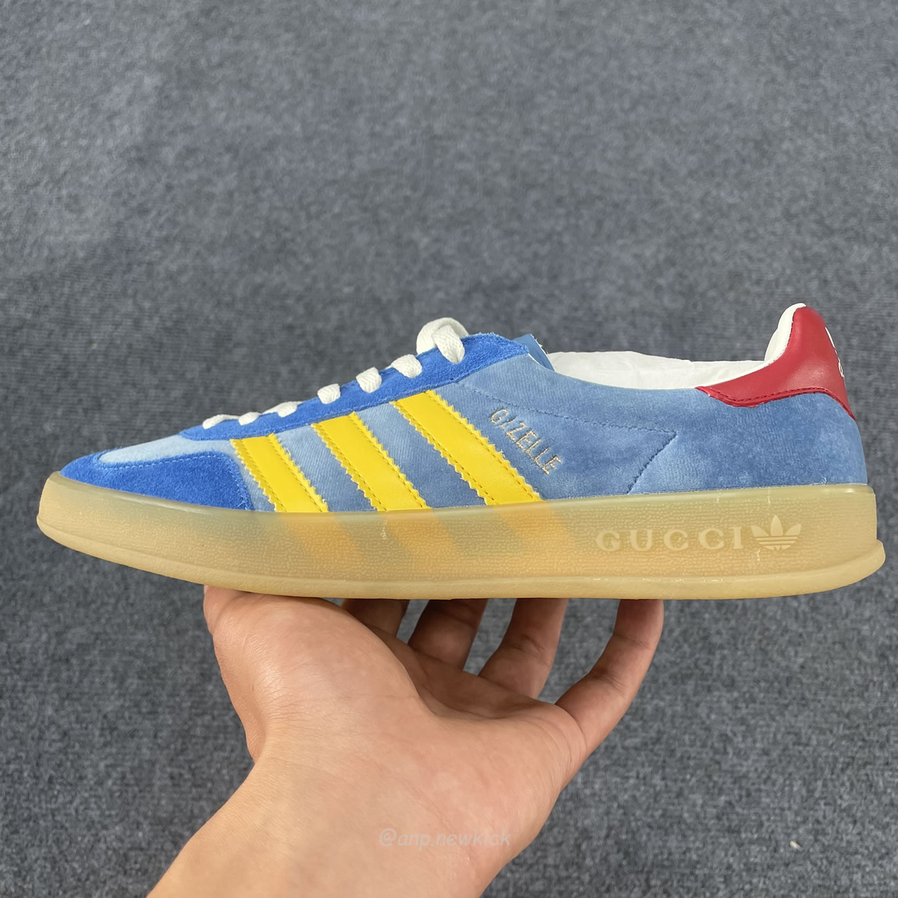 Adidas X Gucci Gazelle Blue 7078489stu04860 (8) - www.newkick.vip