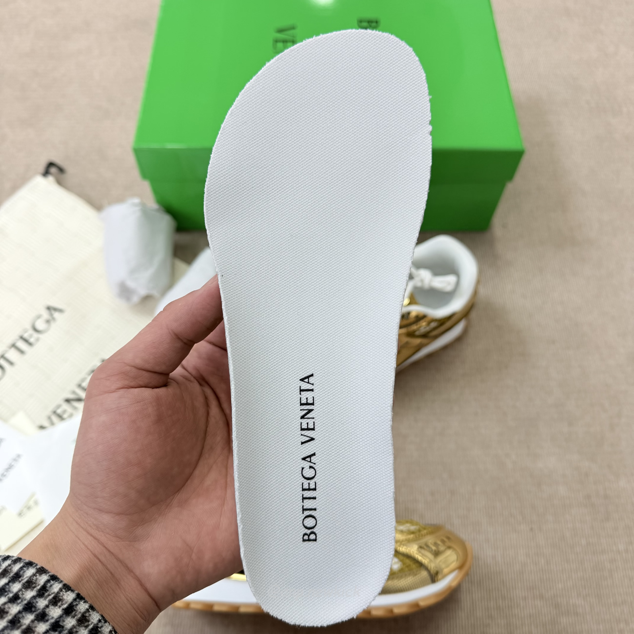 Bottega Veneta Orbit Sneaker Gold 741357 V2x40 7043 (7) - www.newkick.vip Bottega Veneta Orbit Sneaker Gold 741357 V2x40 7043 (7) - www.newkick.vip