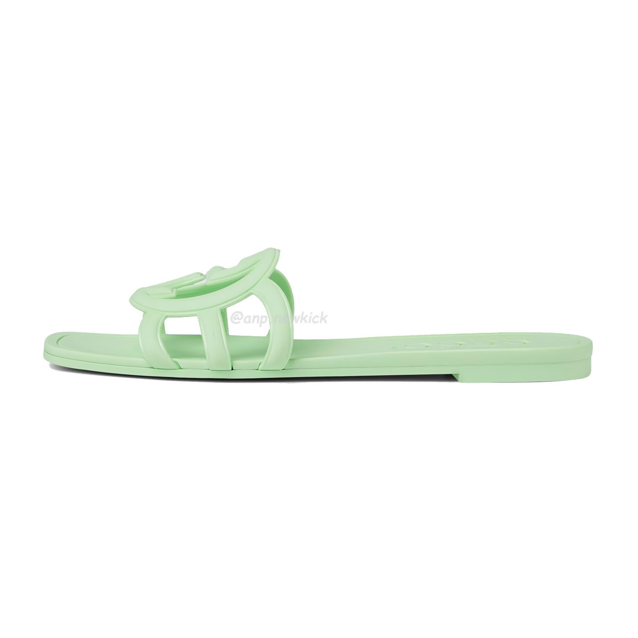 Gucci Interlocking G Flat Bottom Rubber Slipper (9) - www.newkick.vip
