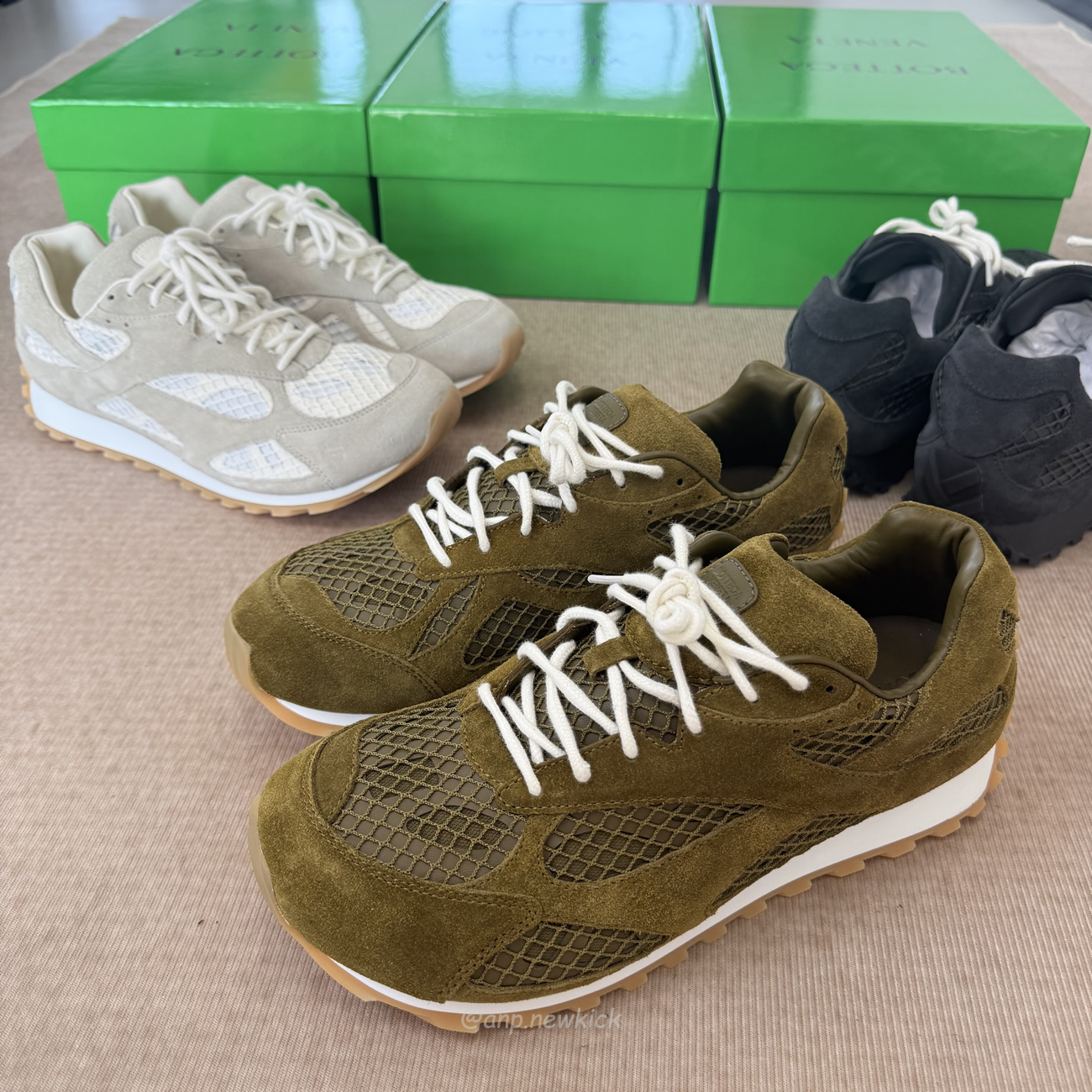Bottega Veneta Orbit Olive Oil Black Gray 797306 V4je1 3310 (15) - www.newkick.vip