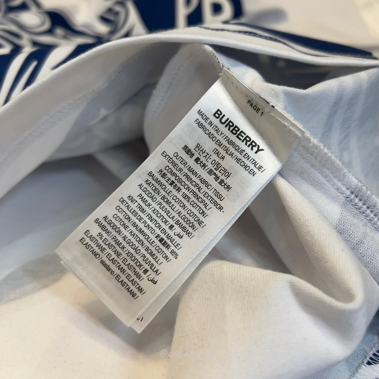 Burberry Ekd Print Cotton T Shirt Knight 80778891 (5) - www.newkick.vip