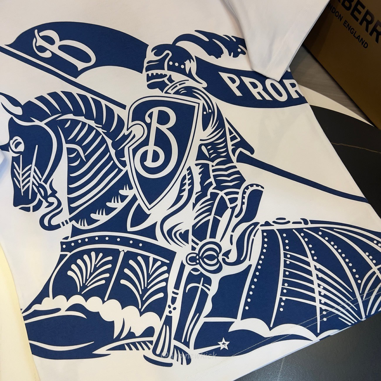 Burberry Ekd Print Cotton T Shirt Knight 80778891 (7) - www.newkick.vip