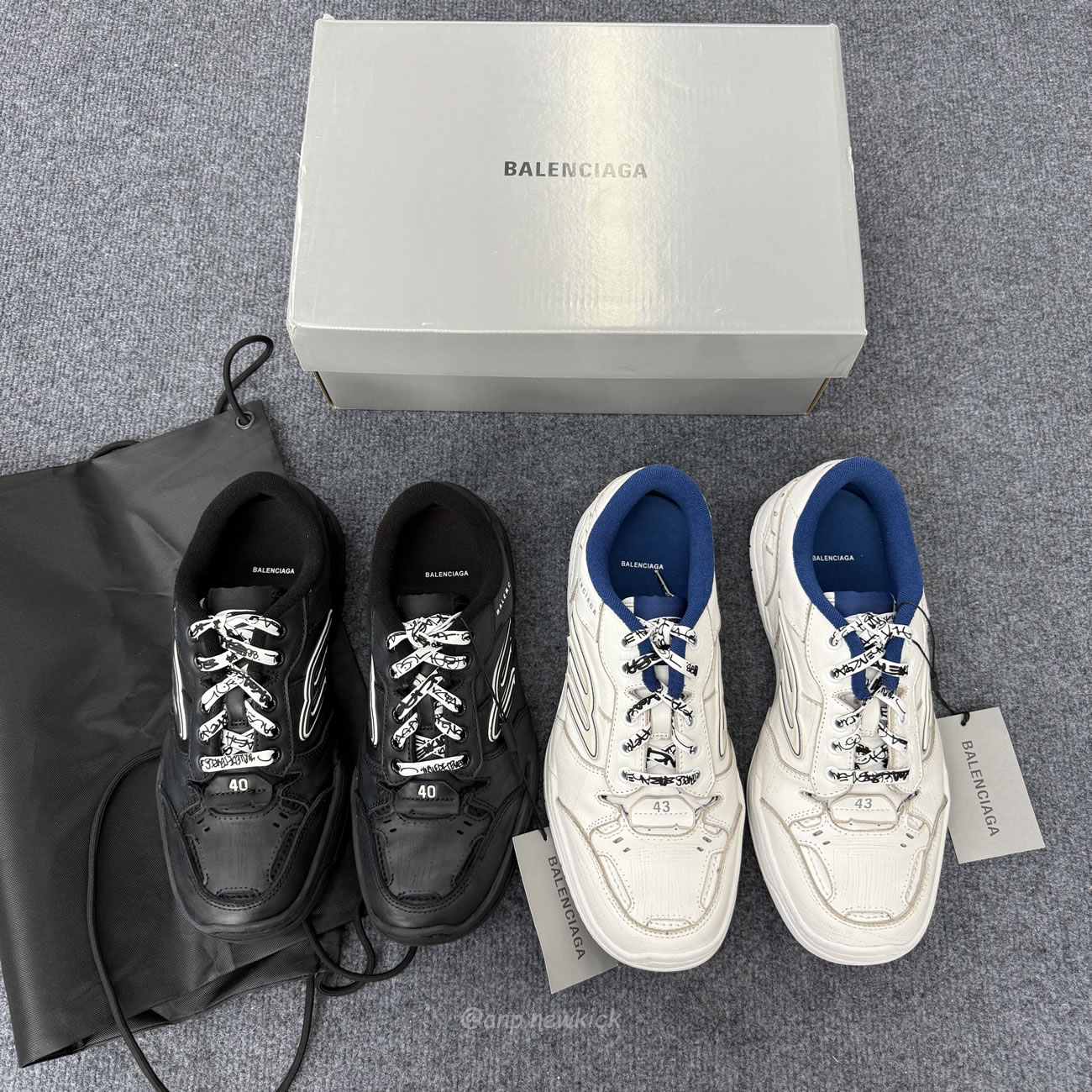 Balenciaga Hamptons Worn Out Mens Sports Shoes 841765wcurb9141 (3) - www.newkick.vip