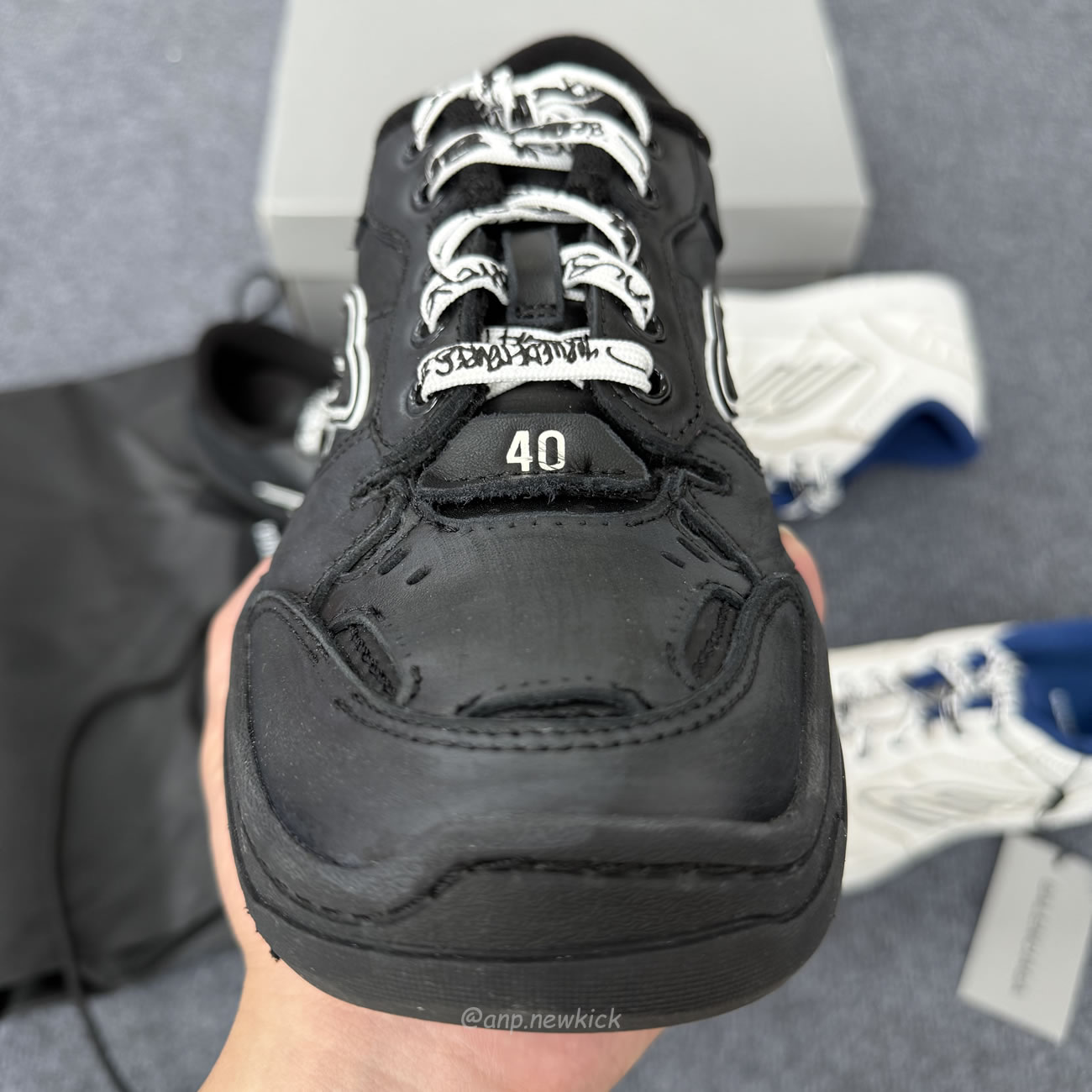 Balenciaga Hamptons Worn Out Mens Sports Shoes 841765wcurb9141 (5) - www.newkick.vip