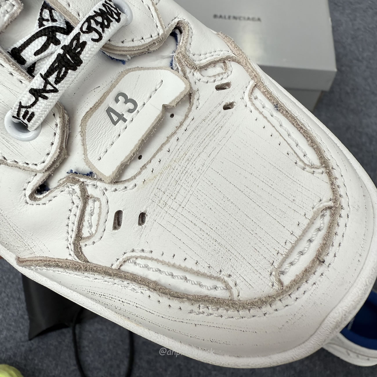 Balenciaga Hamptons Worn Out Mens Sports Shoes 841765wcurb9141 (7) - www.newkick.vip