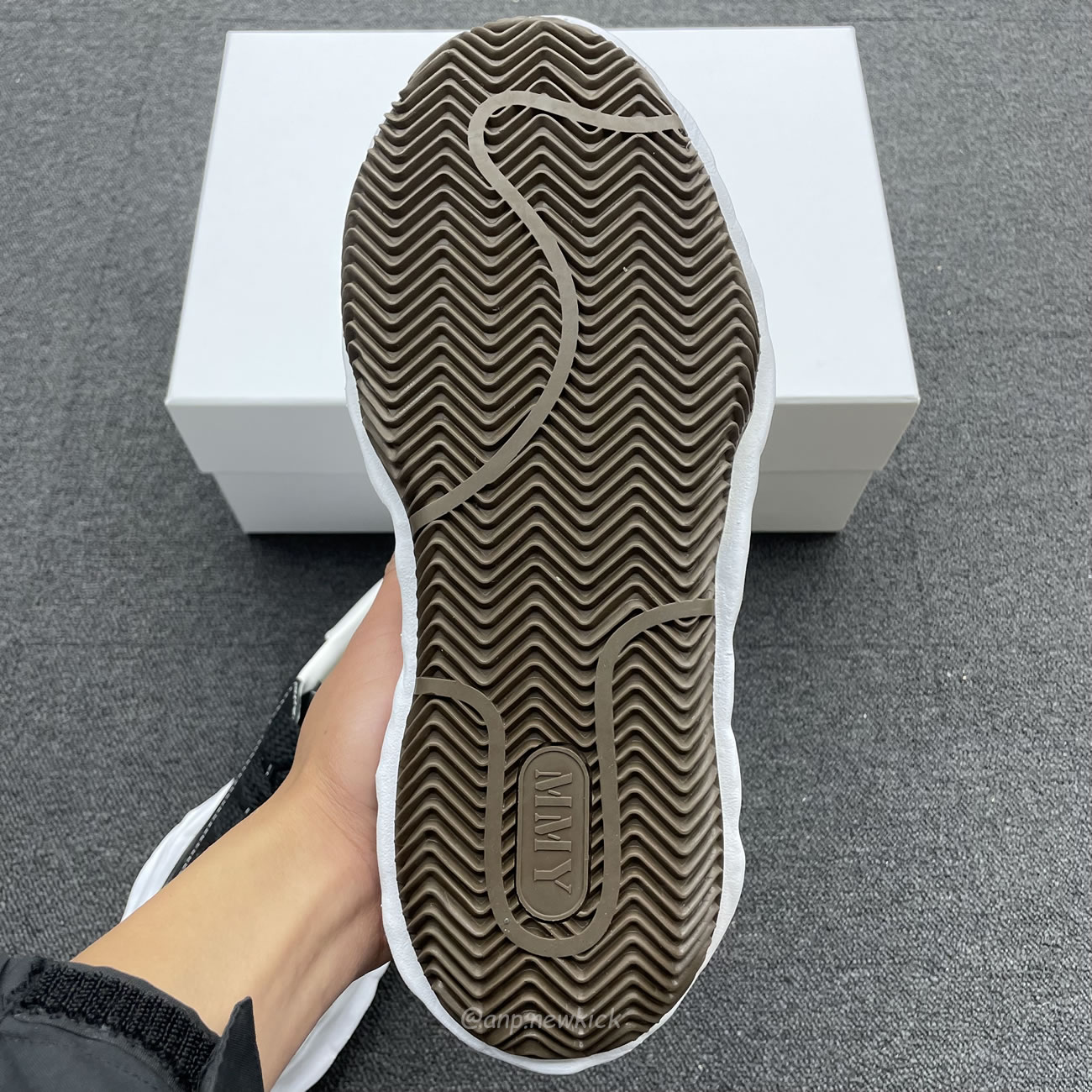 Maison Mihara Yasuhiro Blakey Og Sole Leather Low Black A06fw702 (7) - www.newkick.vip