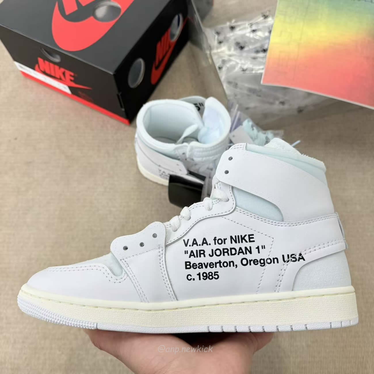 Air Jordan 1 Retro High Virgil Abloh Archive Alaska 2025 Aa3834 100 (5) - www.newkick.vip