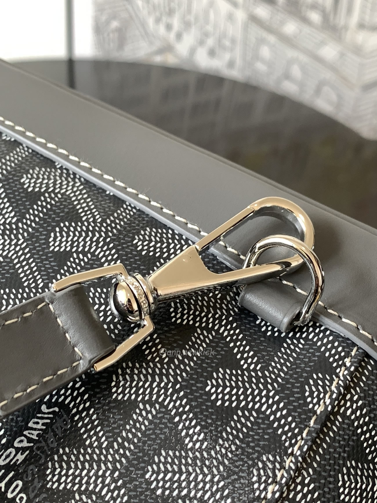 Goyard Artois Alpin Medium Backpack Blacknatural Black Grey Navy Green (25) - www.newkick.vip