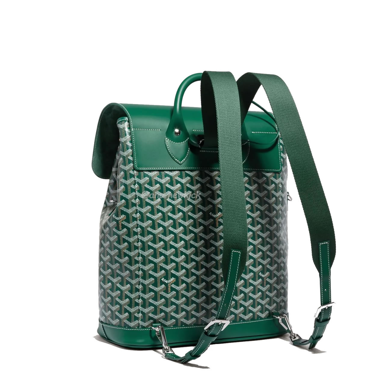Goyard Artois Alpin Medium Backpack Blacknatural Black Grey Navy Green (29) - www.newkick.vip