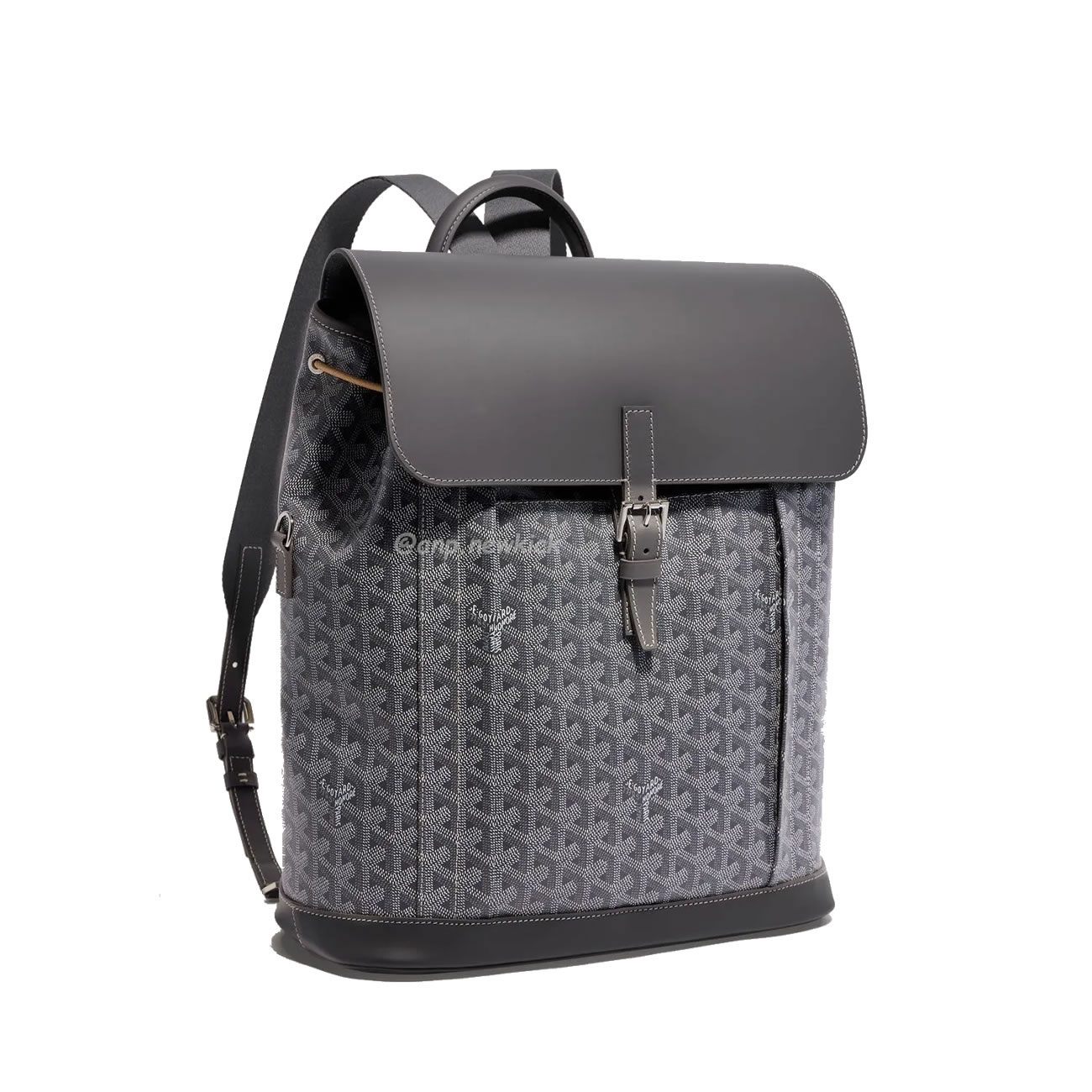 Goyard Artois Alpin Medium Backpack Blacknatural Black Grey Navy Green (9) - www.newkick.vip