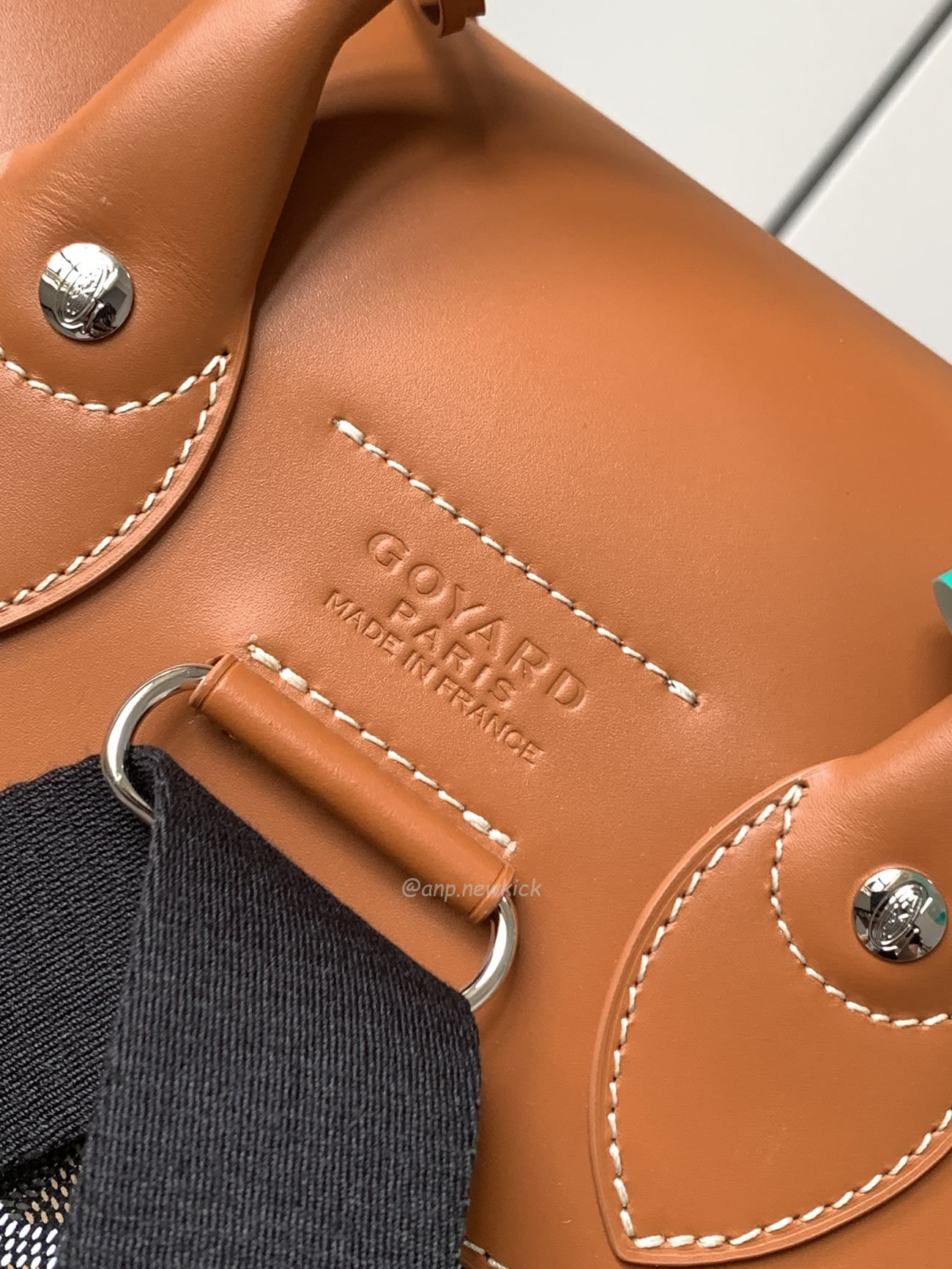 Goyard Artois Alpin Medium Backpack Blacknatural Black Grey Navy Green (17) - www.newkick.vip