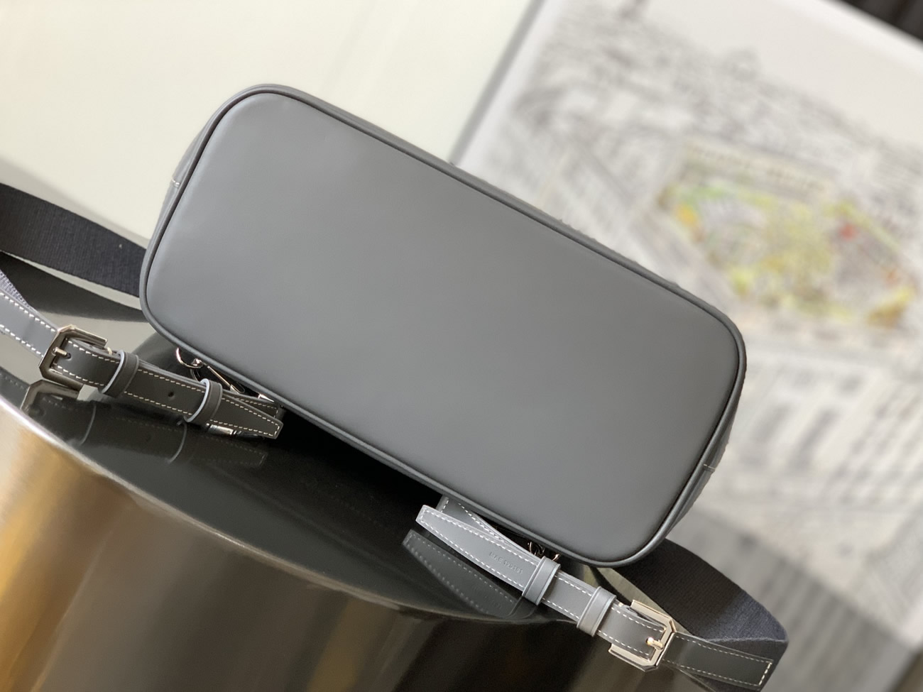 Goyard Artois Alpin Medium Backpack Blacknatural Black Grey Navy Green (22) - www.newkick.vip