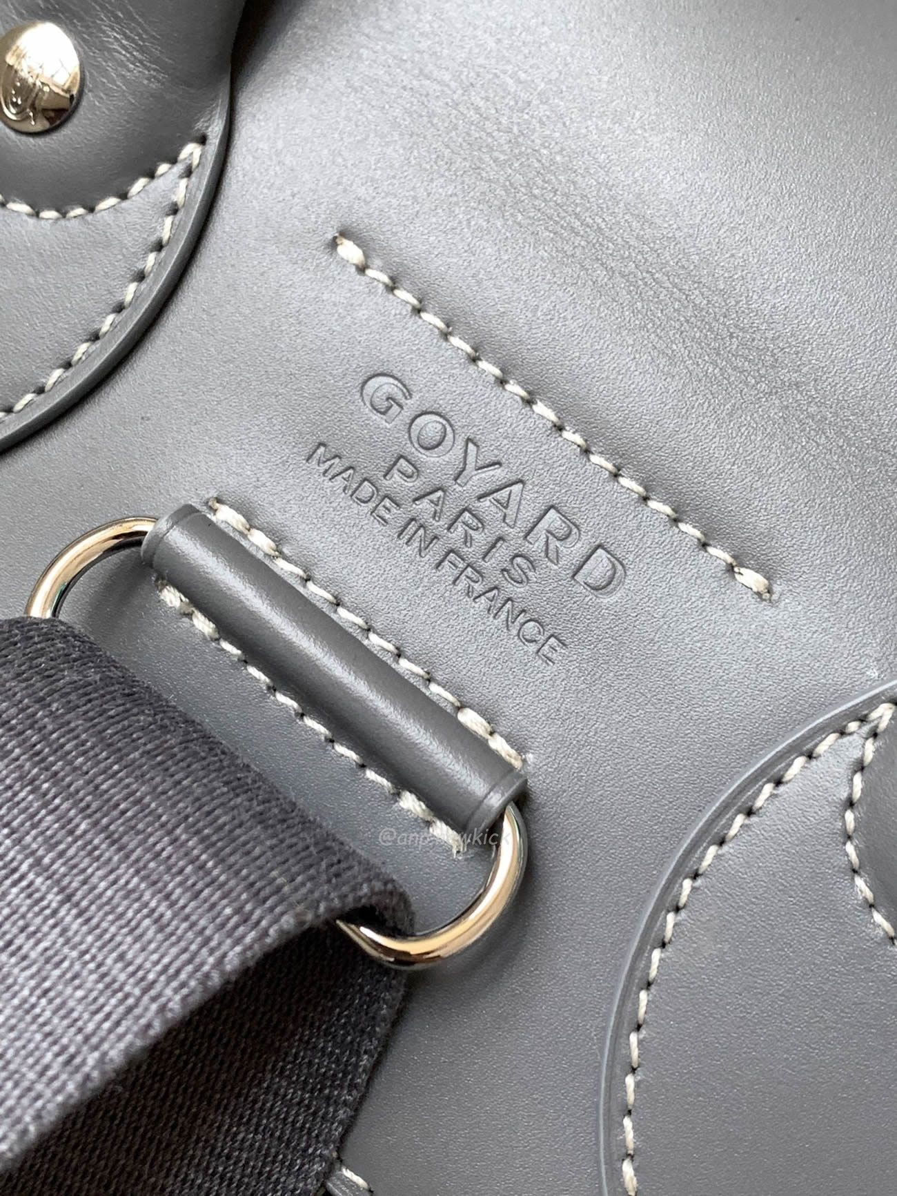 Goyard Artois Alpin Medium Backpack Blacknatural Black Grey Navy Green (24) - www.newkick.vip