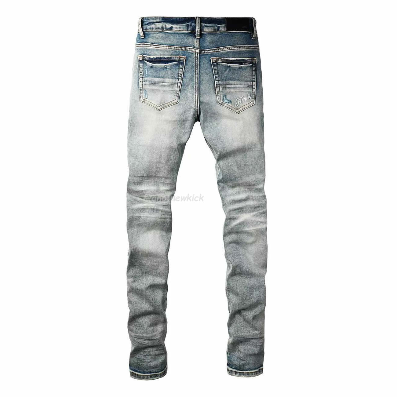 Amiris Jeans Men Fashion Patch Repair Low Rise Skinny Denim (7) - www.newkick.vip