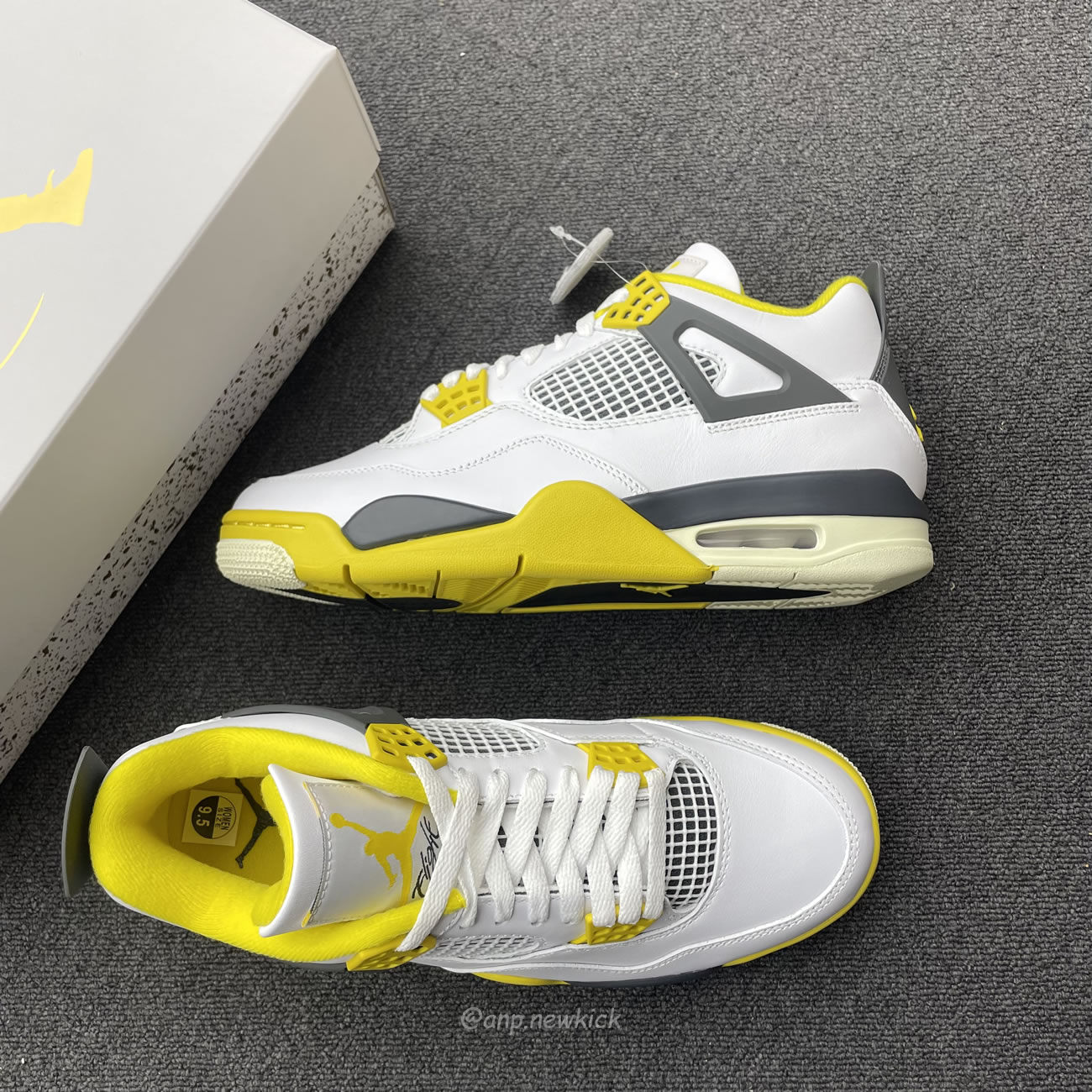 Air Jordan 4 Retro Vivid Sulfur Womens Aq9129 101 (5) - www.newkick.vip