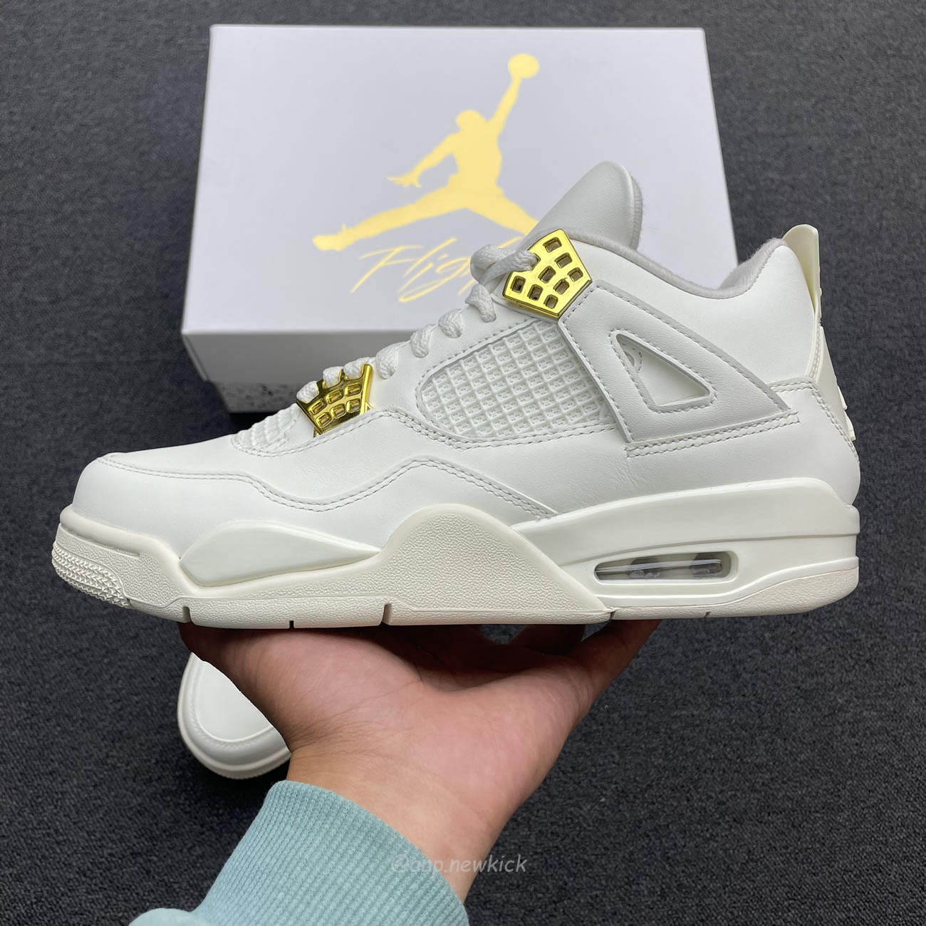 Air Jordan 4 Wmns Sail Aq9129 170 (6) - www.newkick.vip