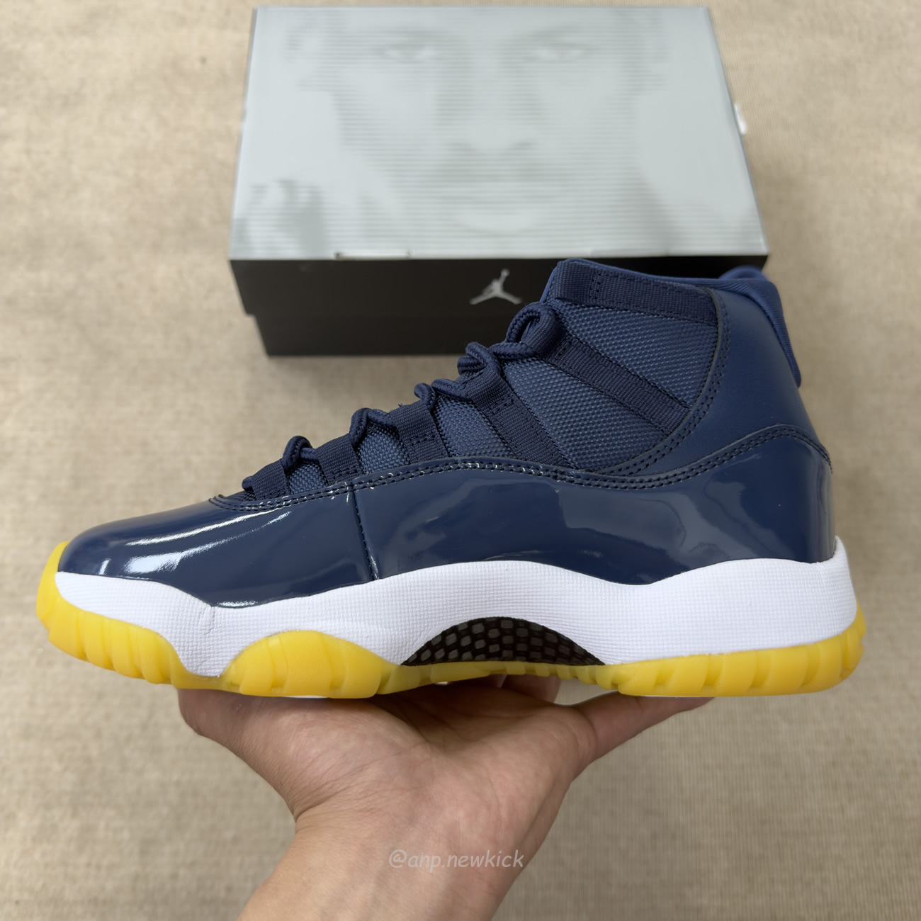 Air Jordan 11 Retro Navy Blue At7802 115 (2) - www.newkick.vip