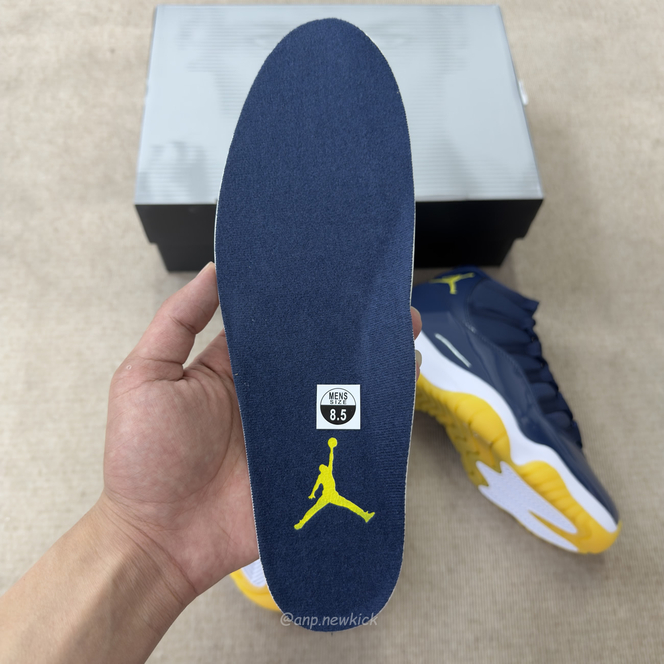 Air Jordan 11 Retro Navy Blue At7802 115 (4) - www.newkick.vip