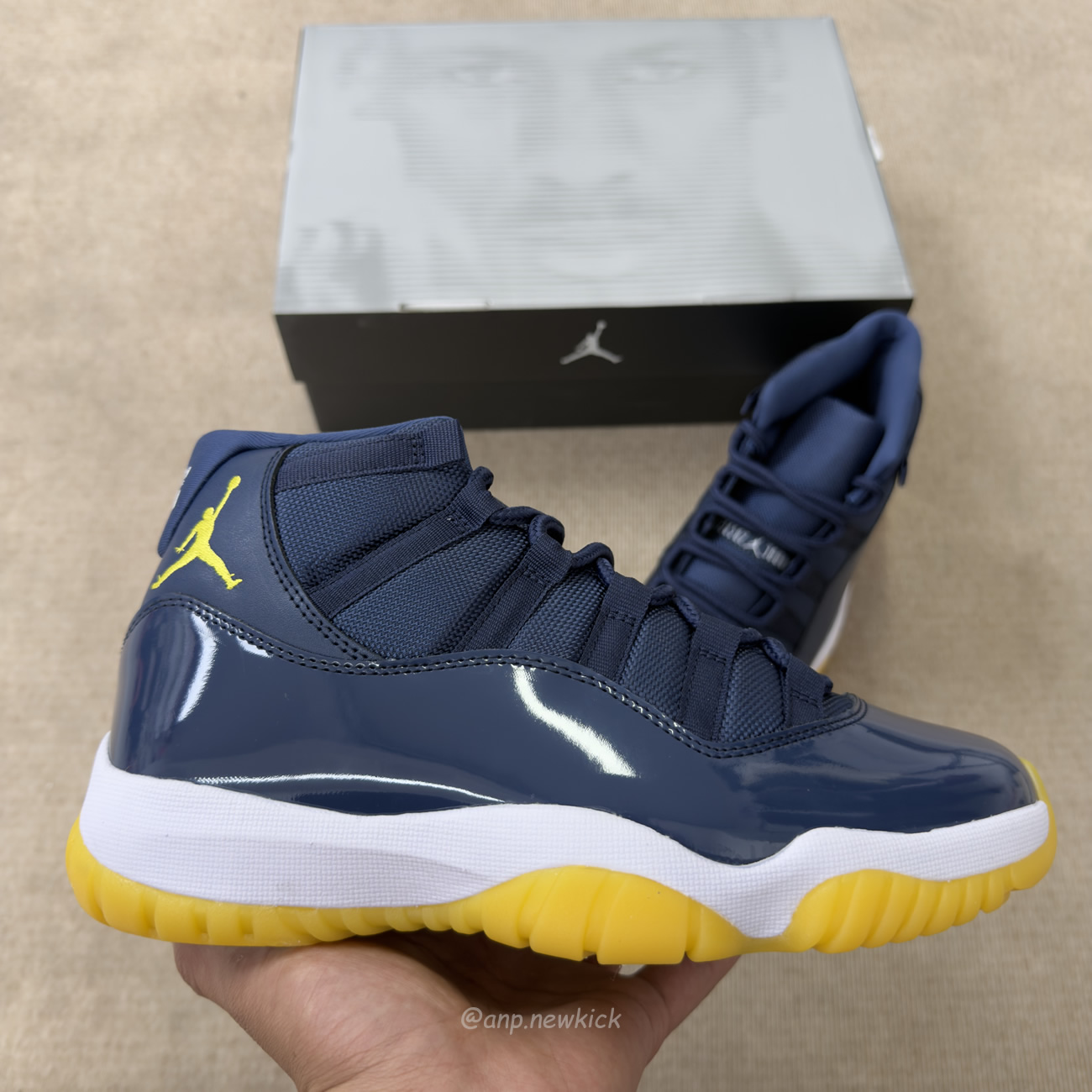 Air Jordan 11 Retro Navy Blue At7802 115 (6) - www.newkick.vip