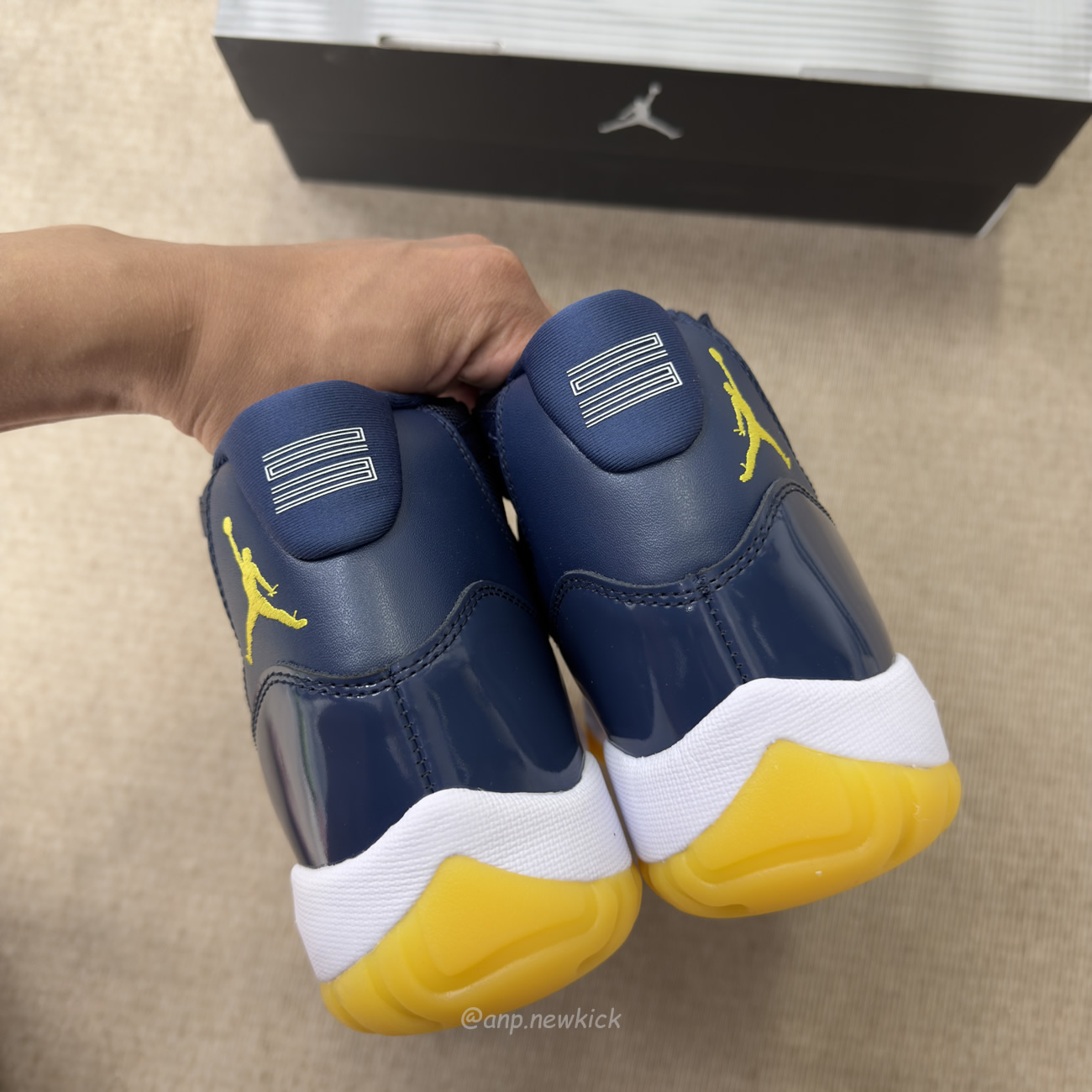 Air Jordan 11 Retro Navy Blue At7802 115 (8) - www.newkick.vip