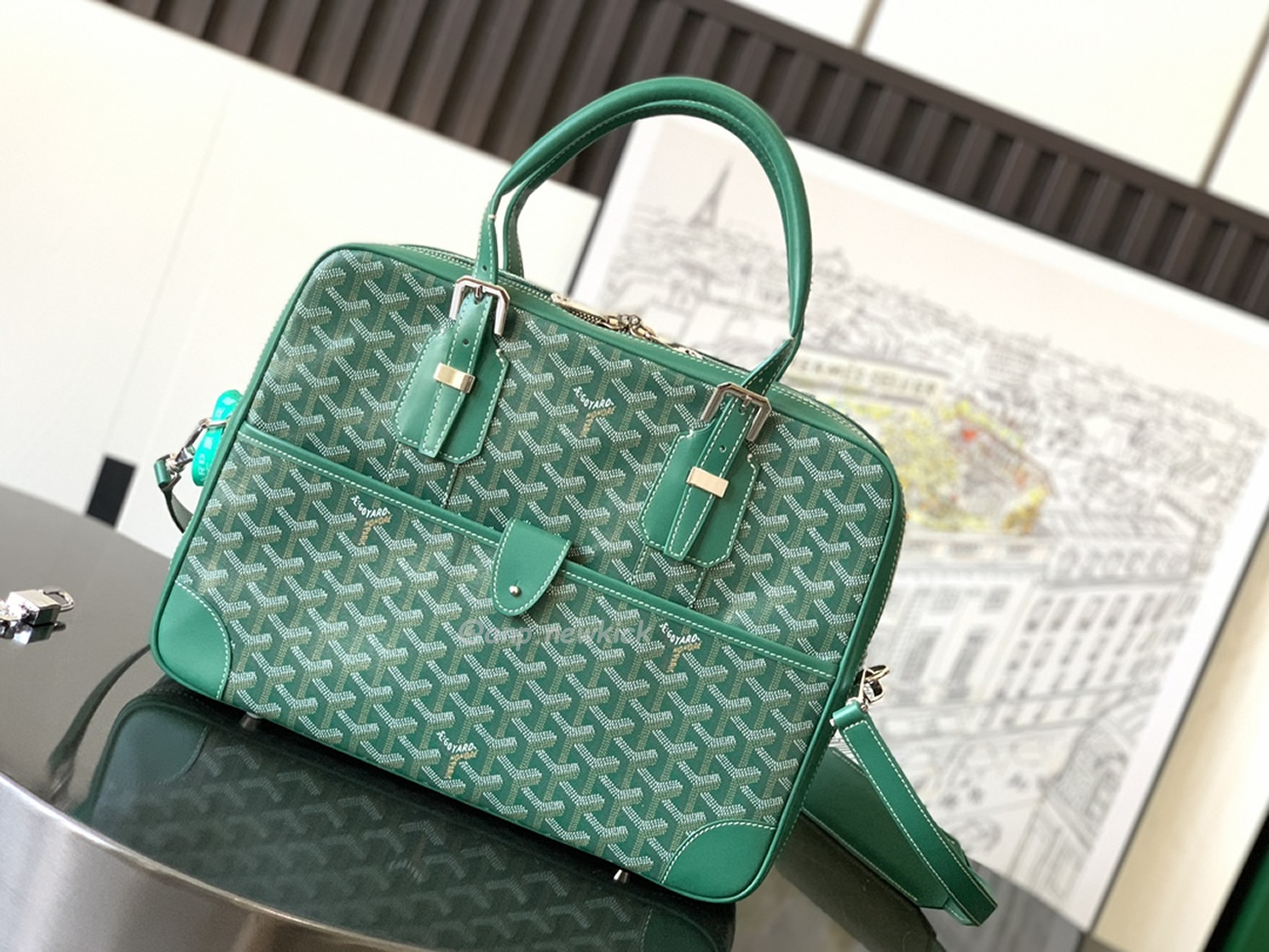 Goyard Ambassade Medium Size Briefcase (17) - www.newkick.vip