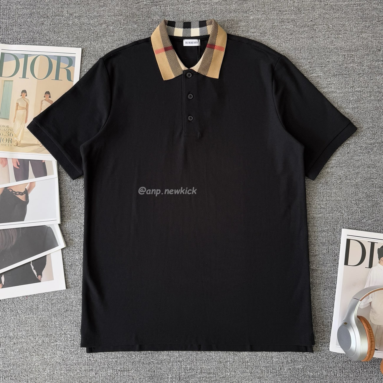 Burberry Plaid Collar Polo Shirt Pure Cotton 8072661s (9) - www.newkick.vip Burberry Plaid Collar Polo Shirt Pure Cotton 8072661s (9) - www.newkick.vip