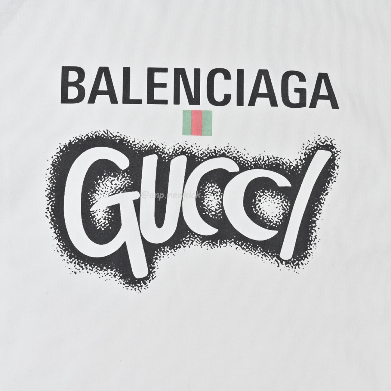 Balenciaga X Gucci Co Branded Double B Letter Printed Logo Printed Short Sleeved T Shirt (12) - www.newkick.vip Balenciaga X Gucci Co Branded Double B Letter Printed Logo Printed Short Sleeved T Shirt (12) - www.newkick.vip