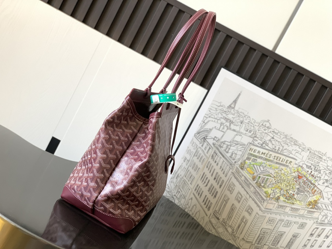 Goyard Bellechasse Biaude Tote Bag Blacknatural Black Grey Navy White Green Yellow Red Burgundy (34) - www.newkick.vip Goyard Bellechasse Biaude Tote Bag Blacknatural Black Grey Navy White Green Yellow Red Burgundy (34) - www.newkick.vip
