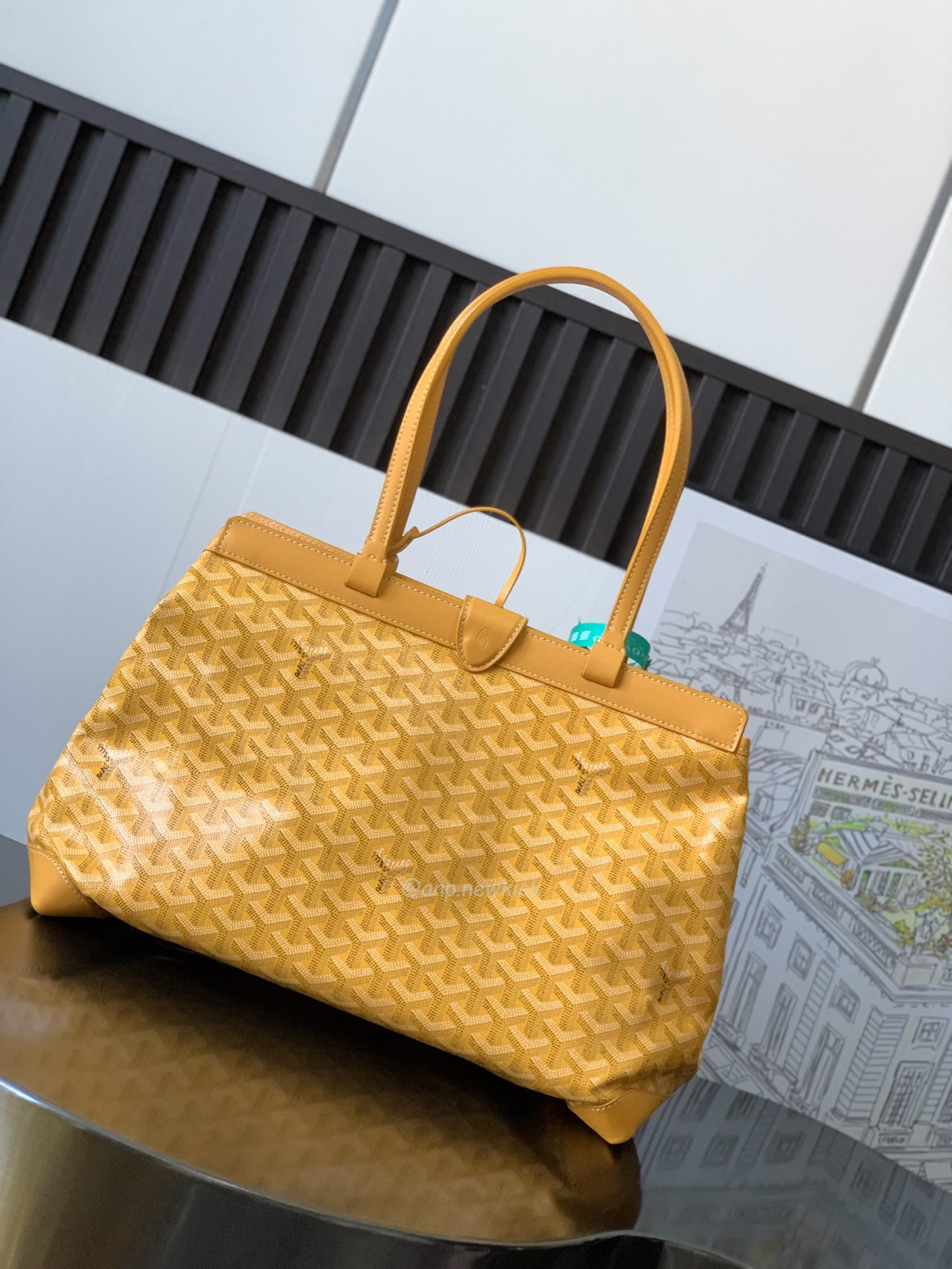 Goyard Bellechasse Biaude Tote Bag Blacknatural Black Grey Navy White Green Yellow Red Burgundy (19) - www.newkick.vip