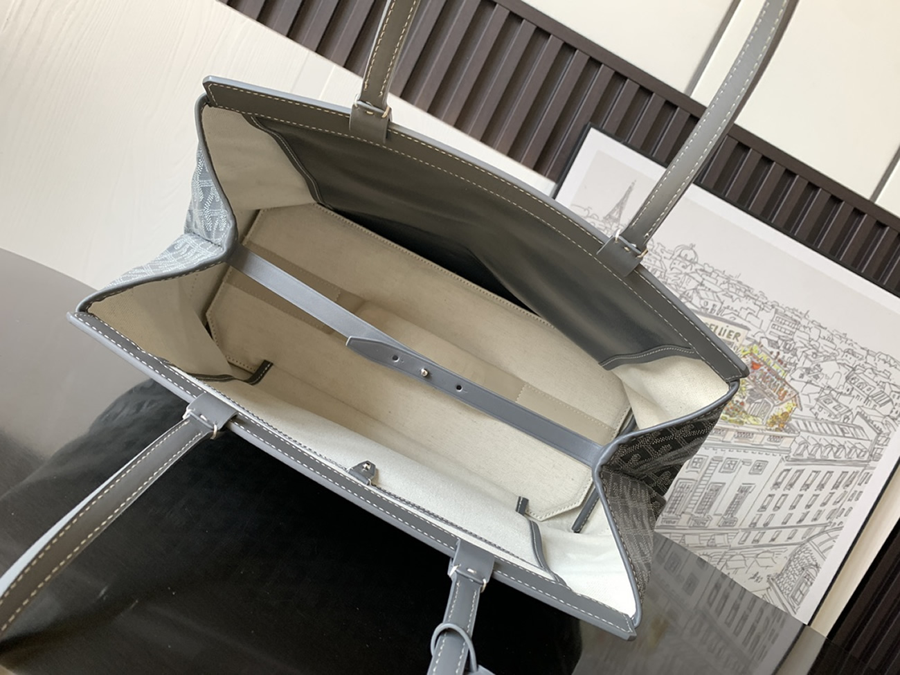 Goyard Bellechasse Biaude Tote Bag Blacknatural Black Grey Navy White Green Yellow Red Burgundy (20) - www.newkick.vip