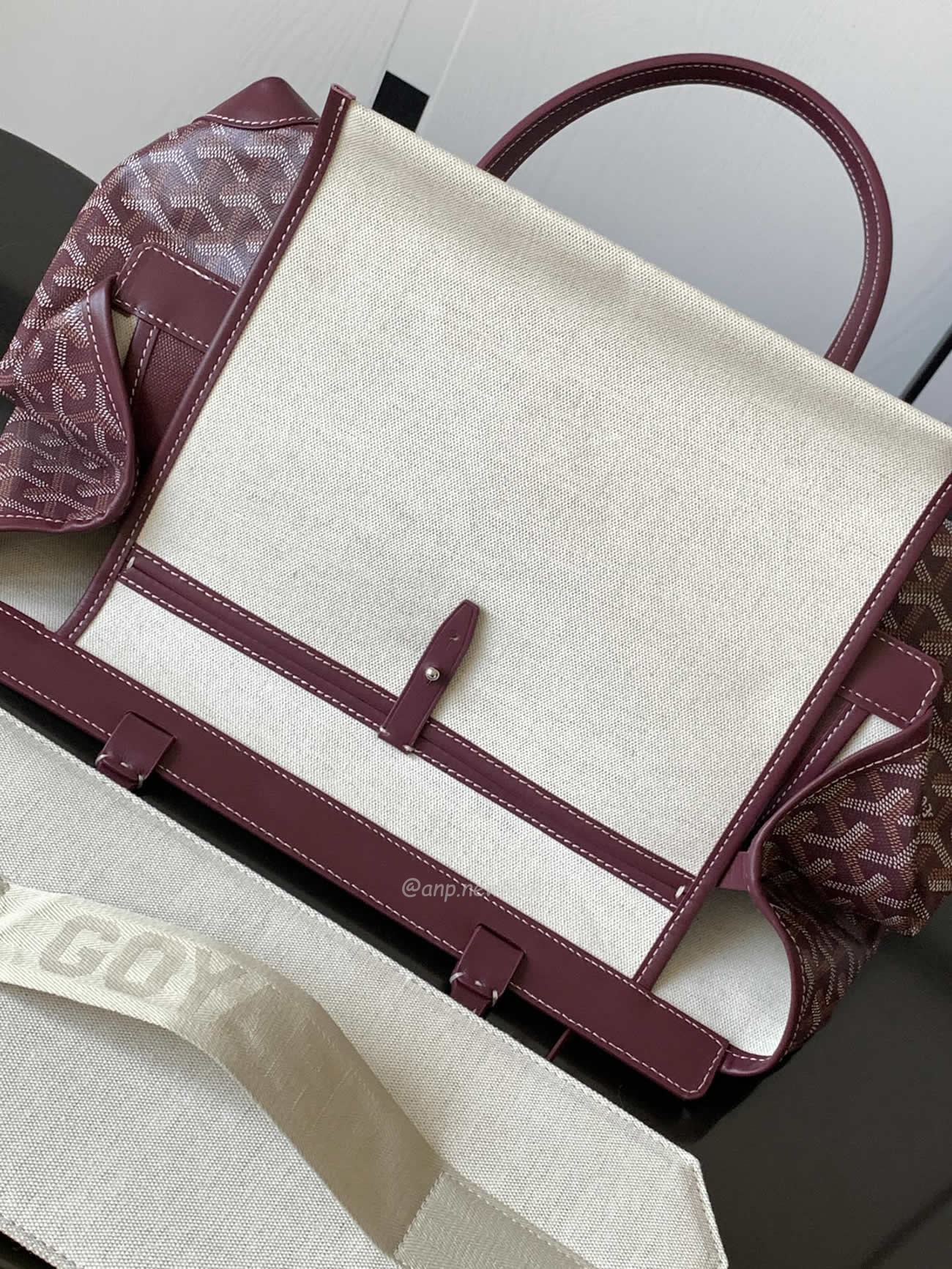 Goyard Bellechasse Biaude Tote Bag Blacknatural Black Grey Navy White Green Yellow Red Burgundy (30) - www.newkick.vip