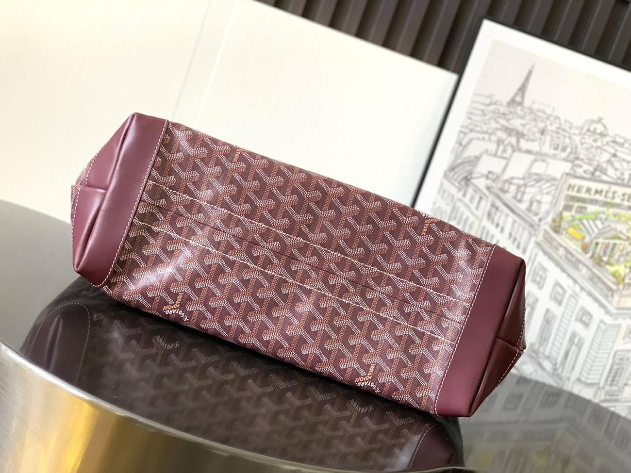 Goyard Bellechasse Biaude Tote Bag Blacknatural Black Grey Navy White Green Yellow Red Burgundy (32) - www.newkick.vip