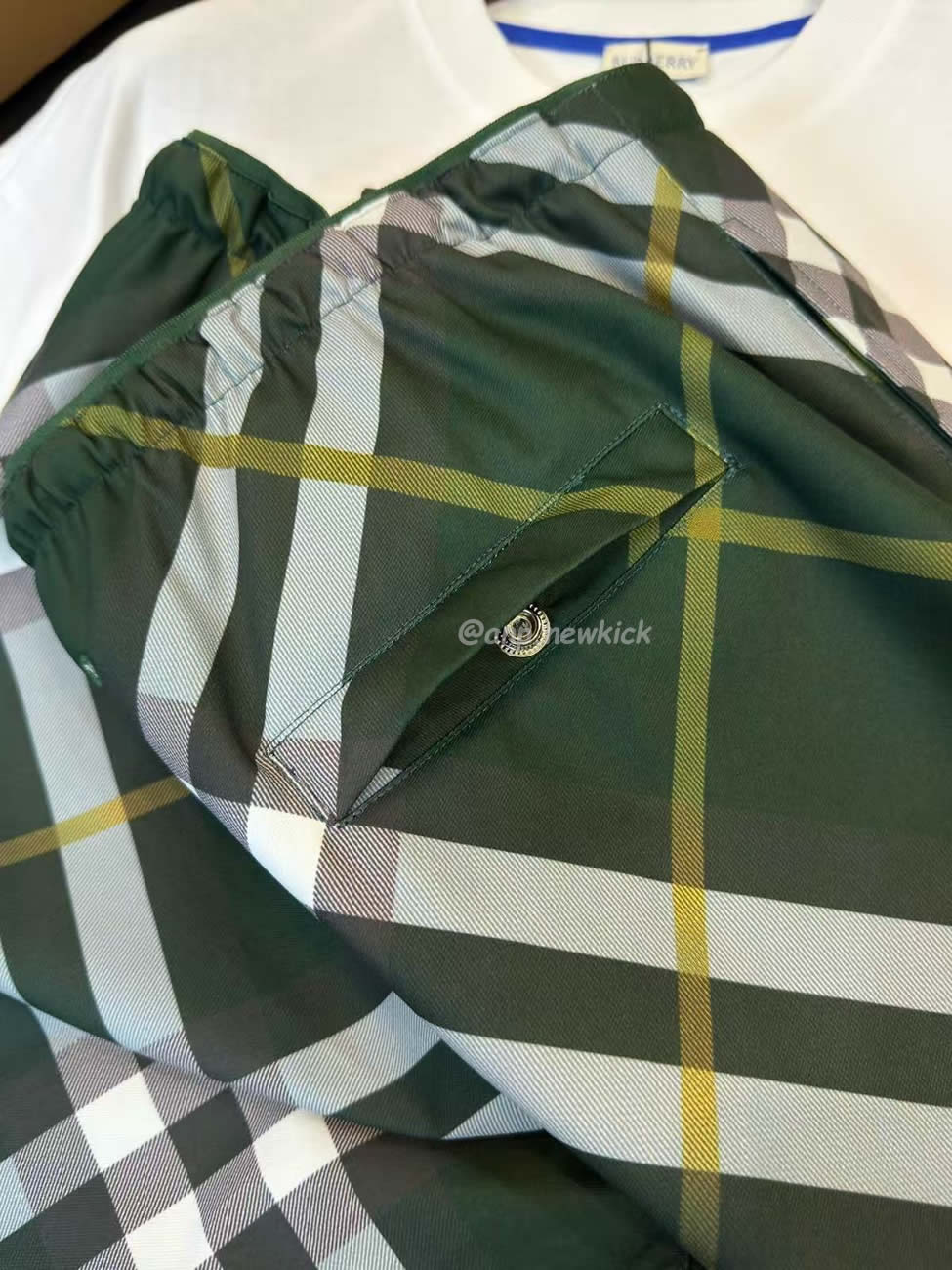 Burberry Patchwork Plaid Green Blue Brown (8) - www.newkick.vip