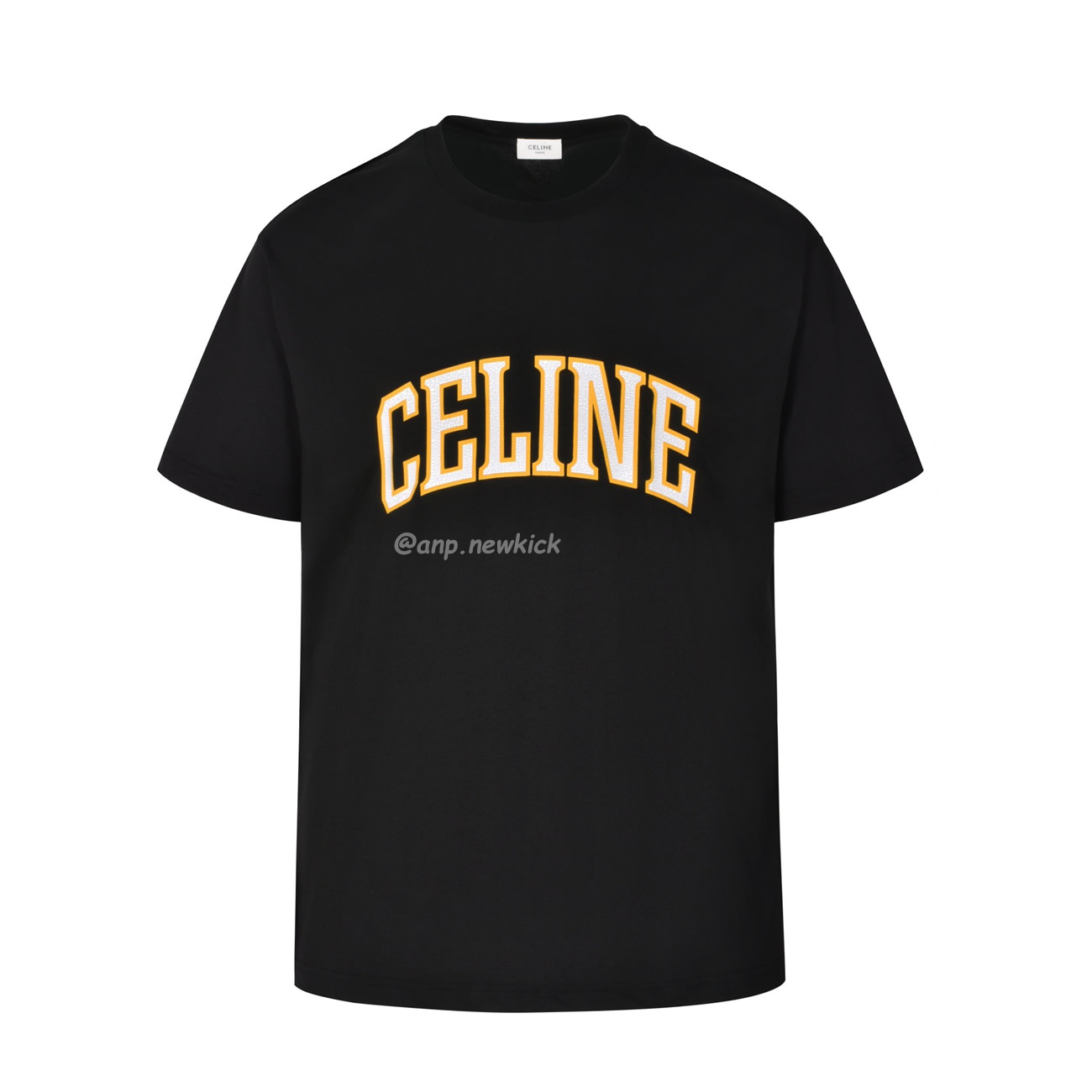 Celine College Cracking Effect Printed Cotton Plain Knit Loose Fitting T Shirt (1) - www.newkick.vip Celine College Cracking Effect Printed Cotton Plain Knit Loose Fitting T Shirt (1) - www.newkick.vip