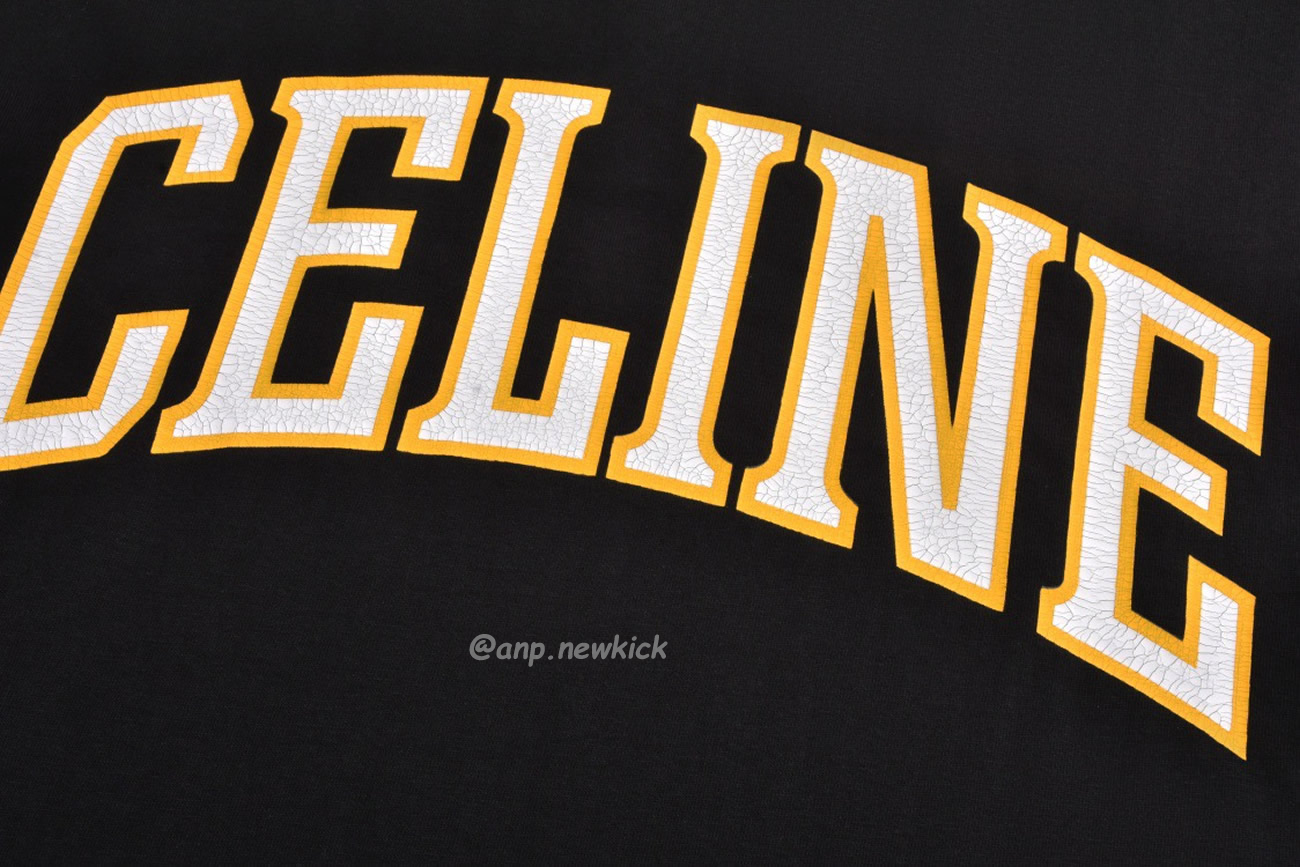 Celine College Cracking Effect Printed Cotton Plain Knit Loose Fitting T Shirt (12) - www.newkick.vip Celine College Cracking Effect Printed Cotton Plain Knit Loose Fitting T Shirt (12) - www.newkick.vip