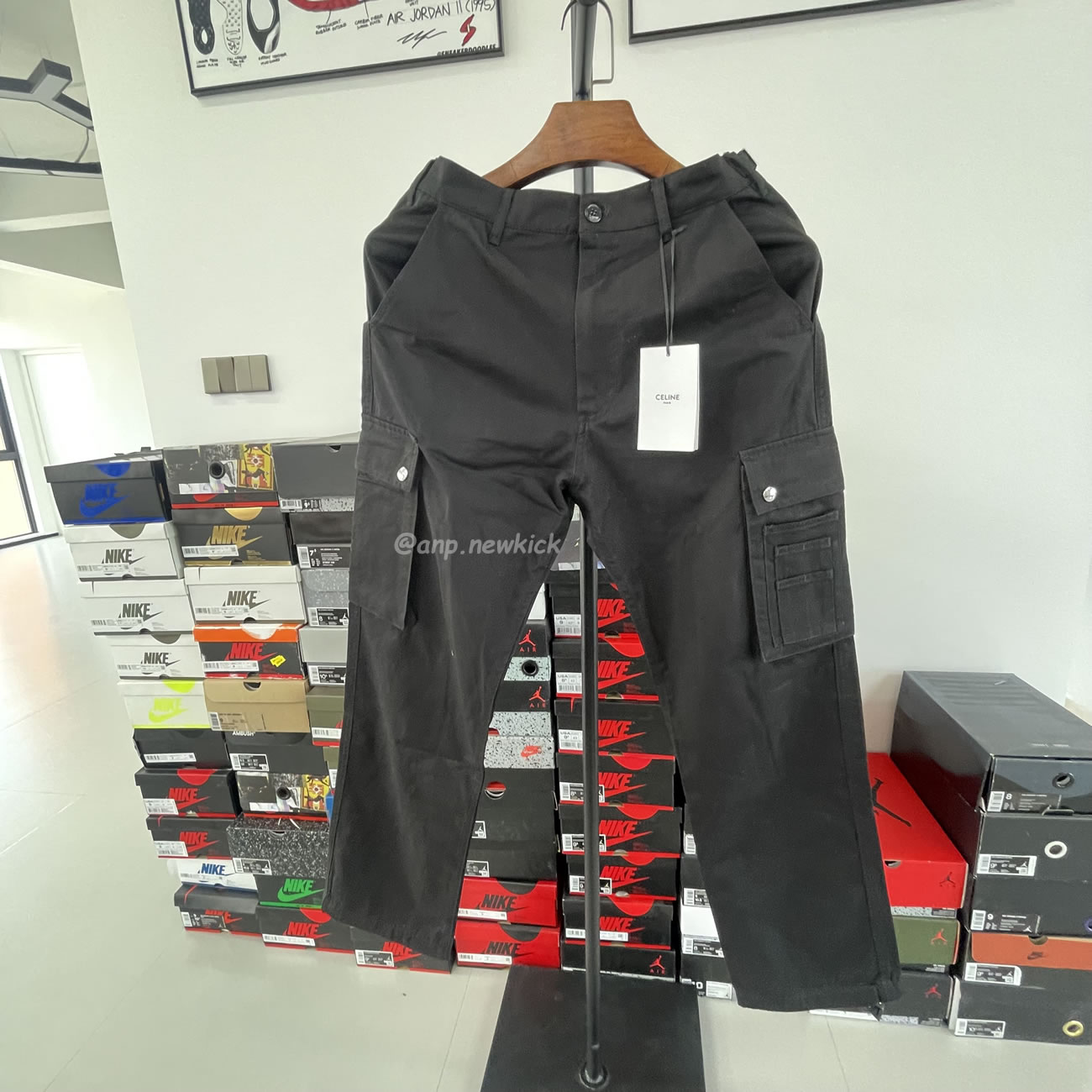 Celine Linen Plain Cotton Logo Cargo Pants (8) - www.newkick.vip Celine Linen Plain Cotton Logo Cargo Pants (8) - www.newkick.vip