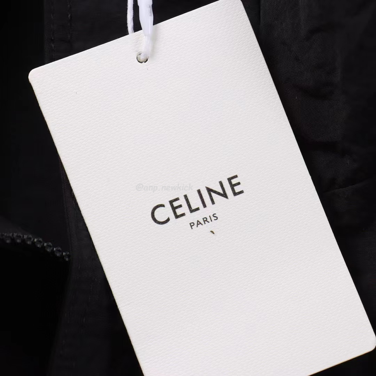 Celine Side Woven Zippered Jacket Black White (3) - www.newkick.vip