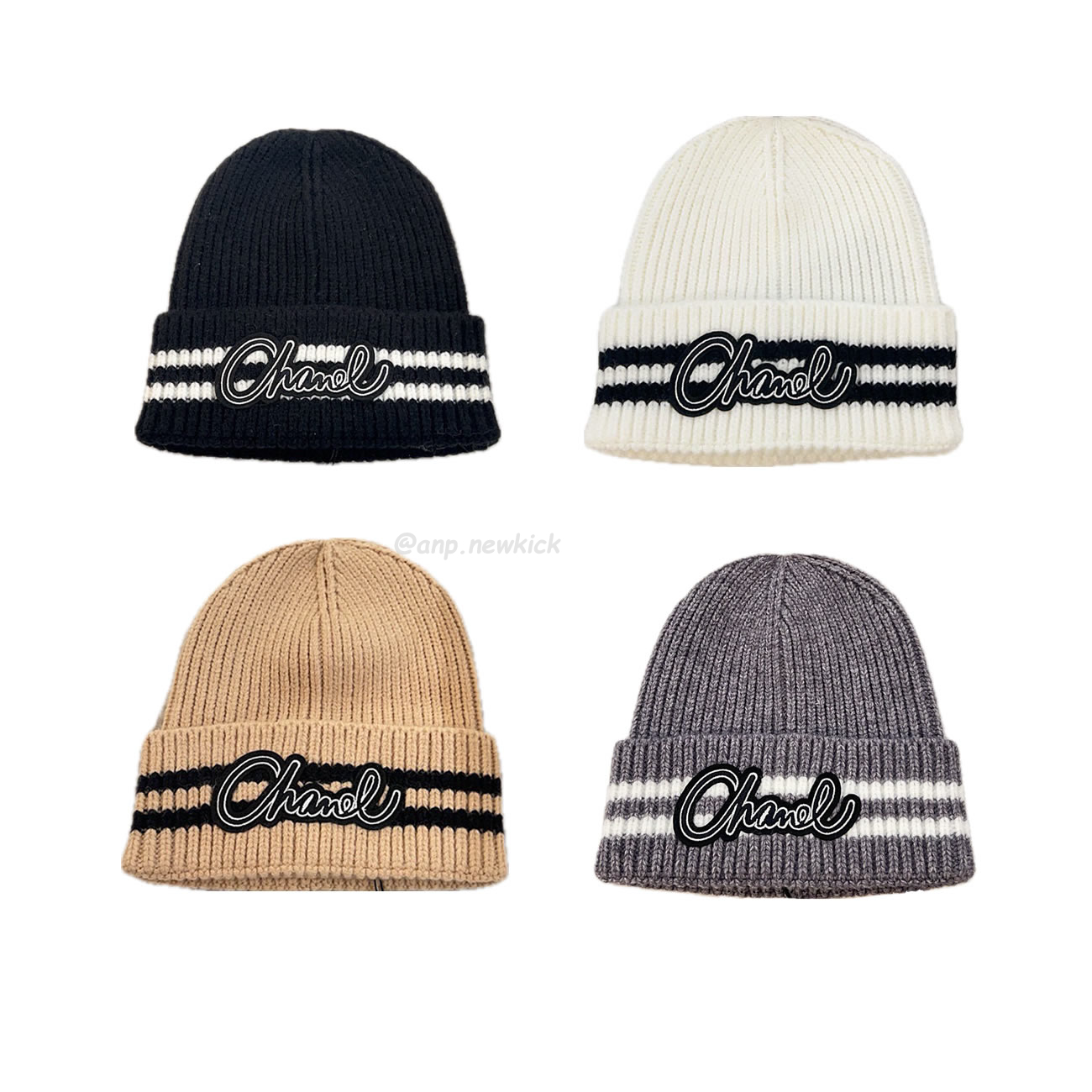 Chanel Knitted Cold Hat White Black Gray Brown (1) - www.newkick.vip Chanel Knitted Cold Hat White Black Gray Brown (1) - www.newkick.vip