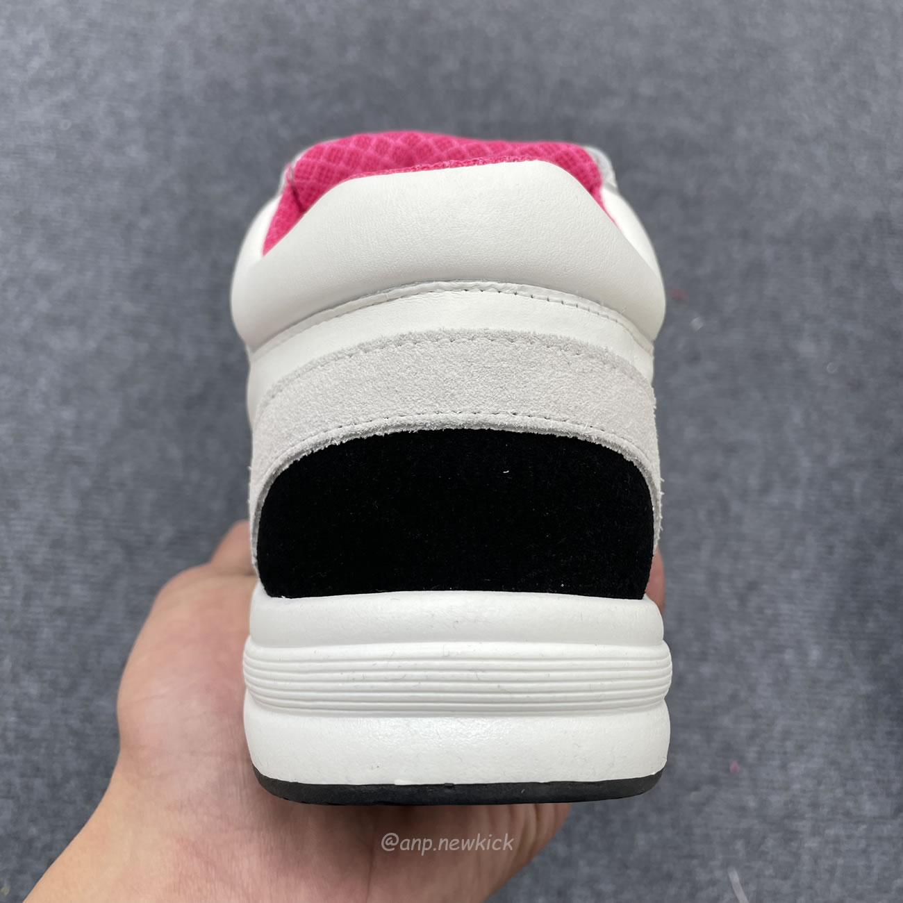Chanel White Pink Blue Sneakers (3) - www.newkick.vip