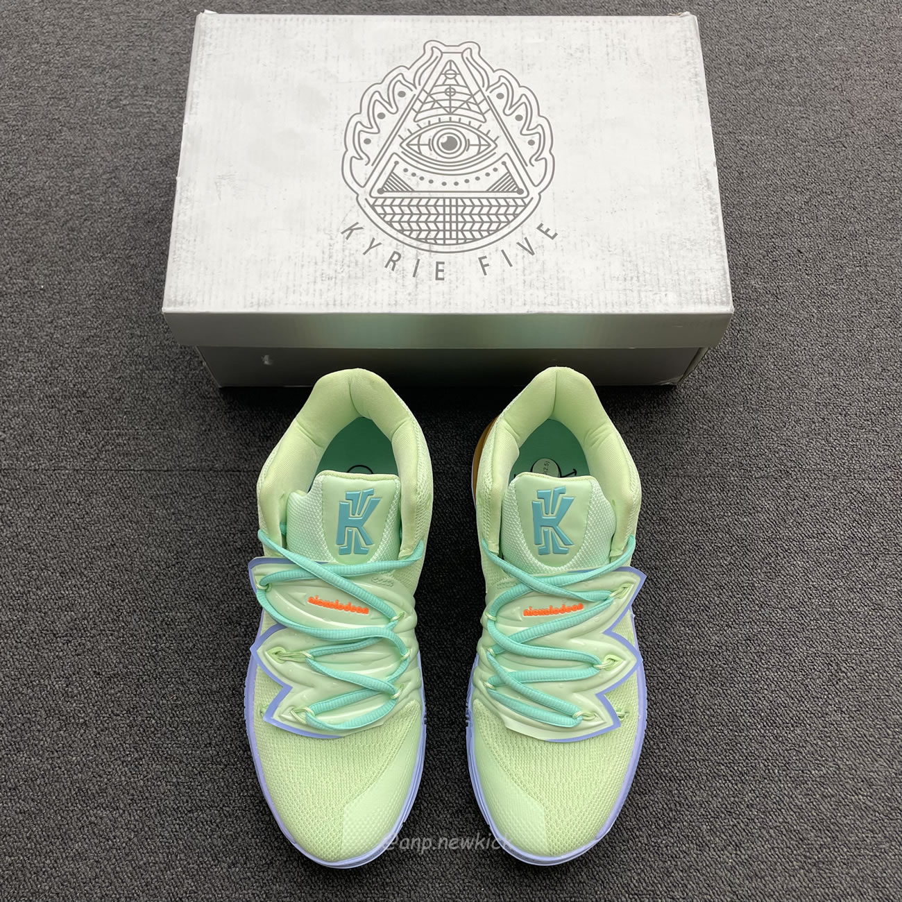 Nike Kyrie 5 Spongebob Squidward Patrick Cj6951 300 Cj6950 600 (21) - www.newkick.vip
