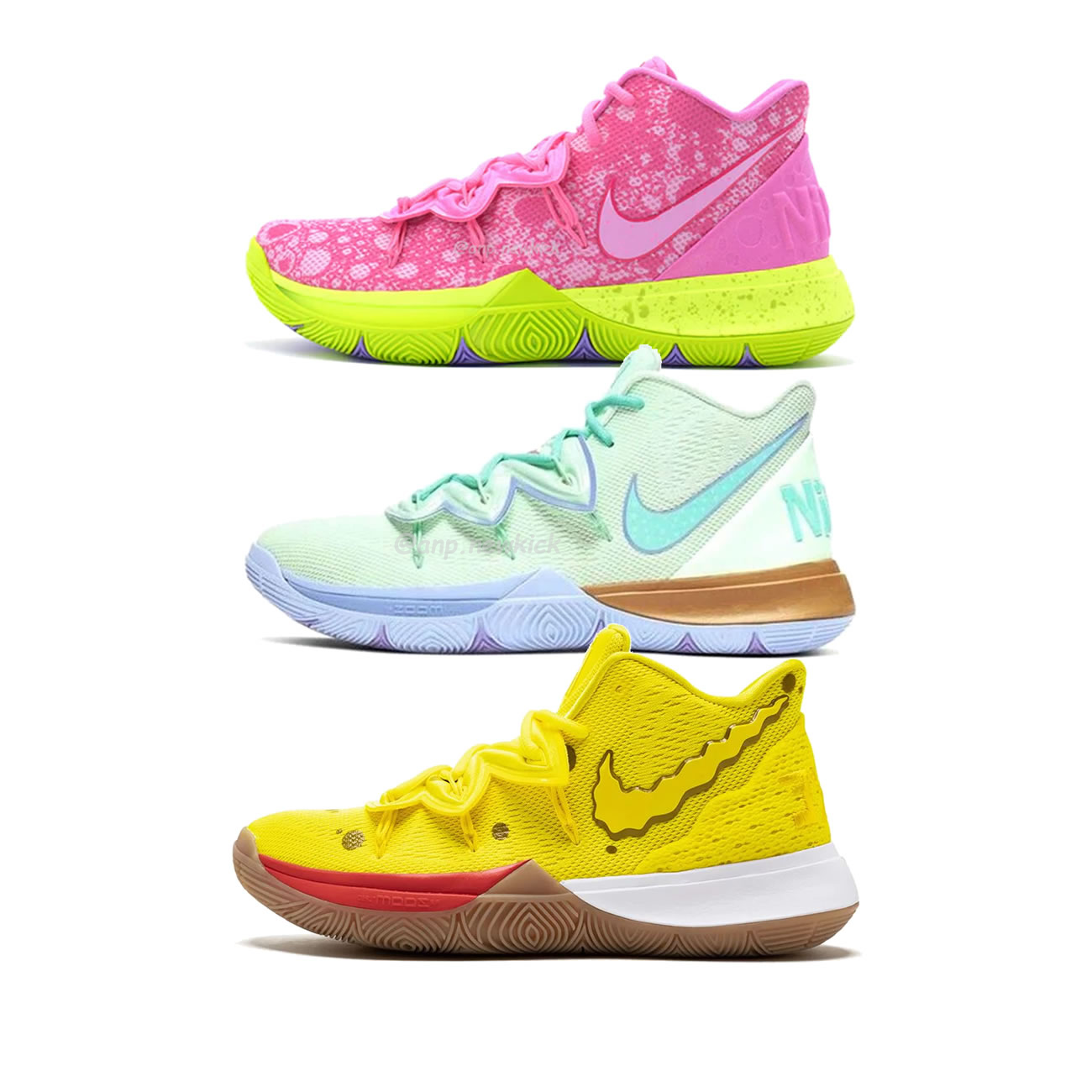Nike Kyrie 5 Spongebob Squidward Patrick Cj6951 300 Cj6950 600 (27) - www.newkick.vip