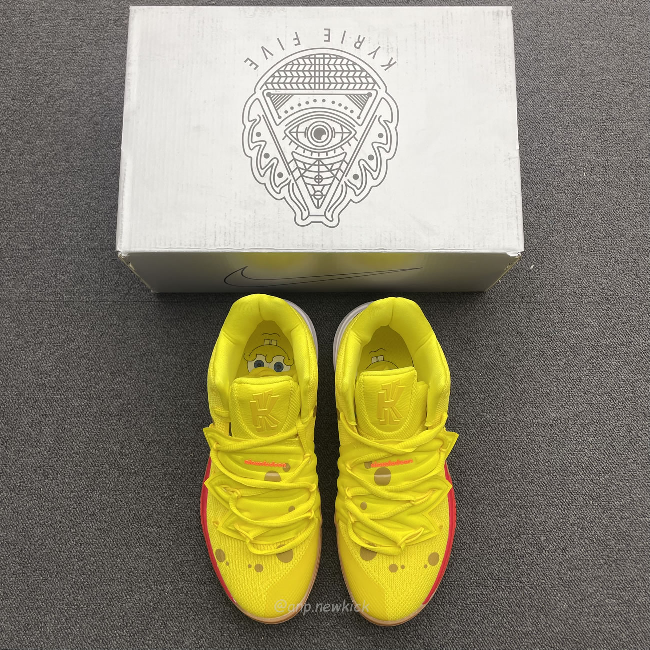 Nike Kyrie 5 Spongebob Squidward Patrick Cj6951 300 Cj6950 600 (30) - www.newkick.vip