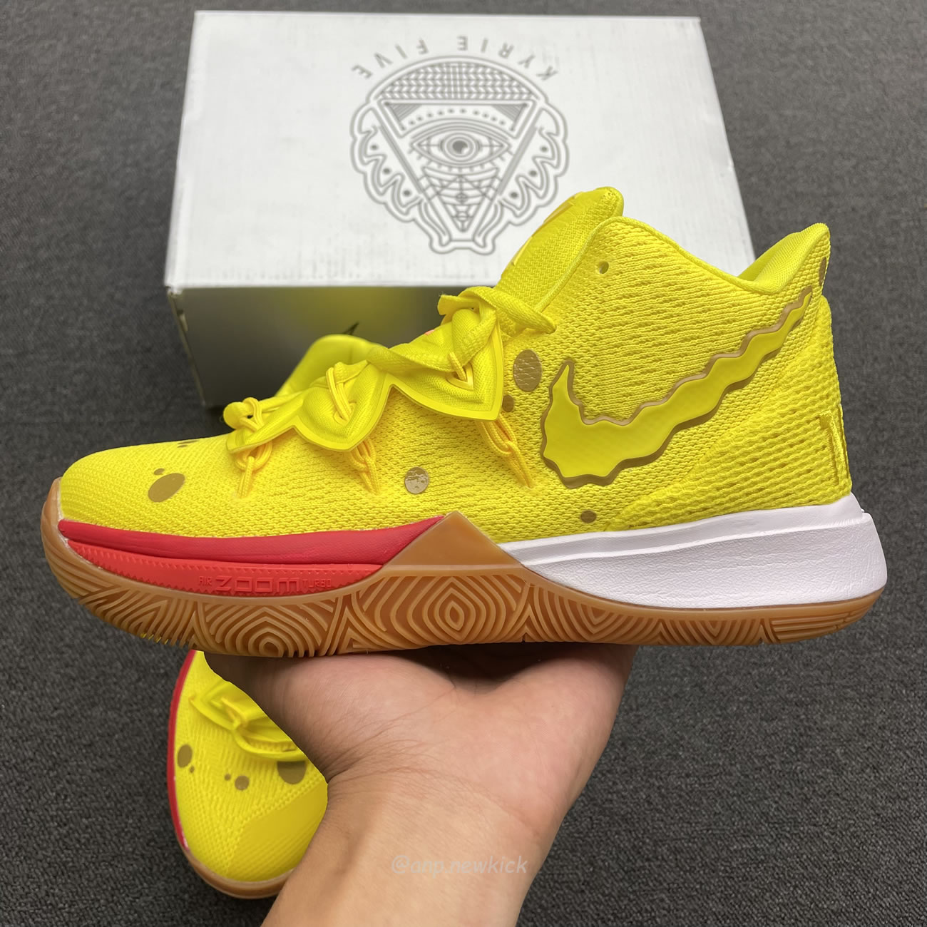 Nike Kyrie 5 Spongebob Squidward Patrick Cj6951 300 Cj6950 600 (39) - www.newkick.vip