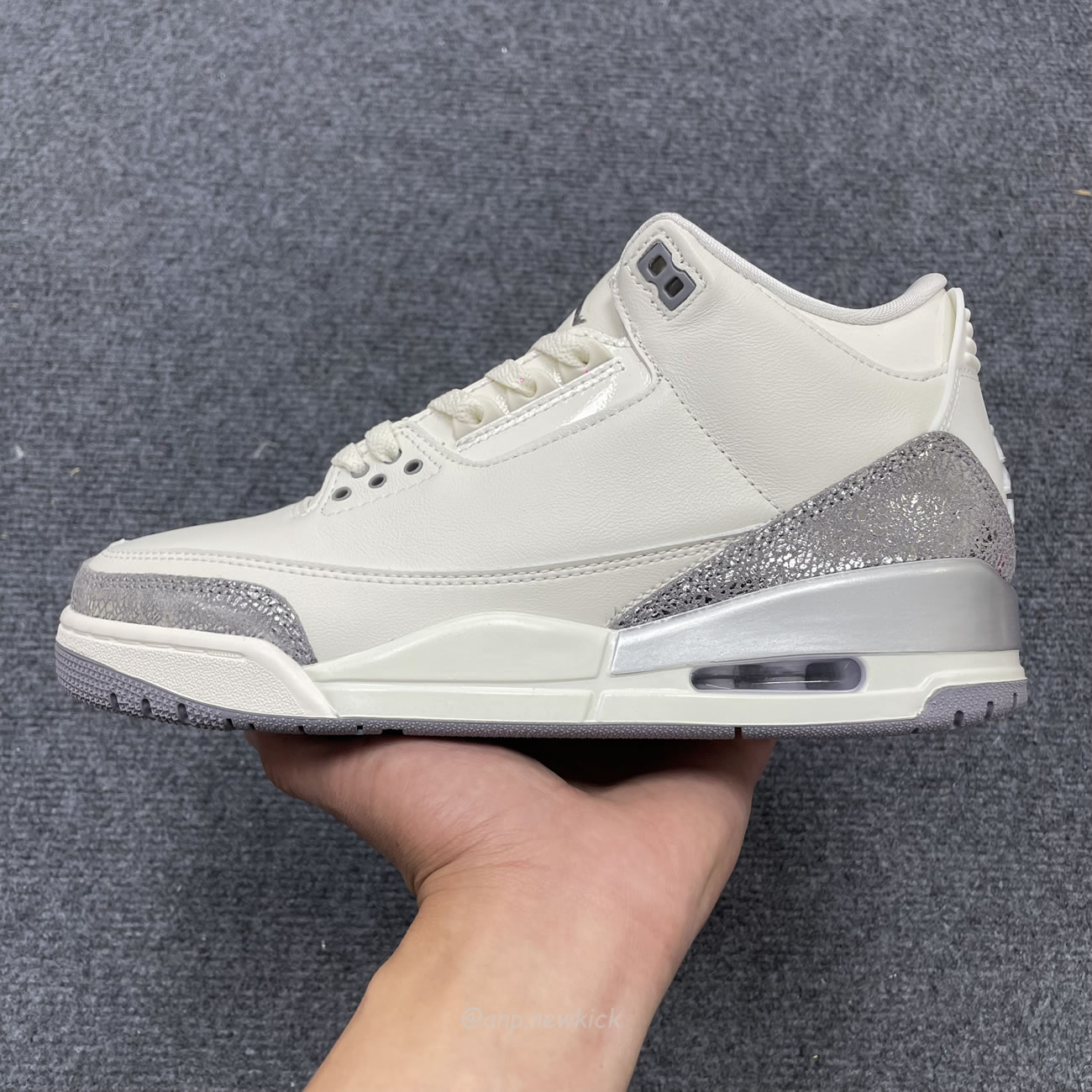 Air Jordan 3 Retro Sail Cement Grey Womens Ck9246 100 (5) - www.newkick.vip