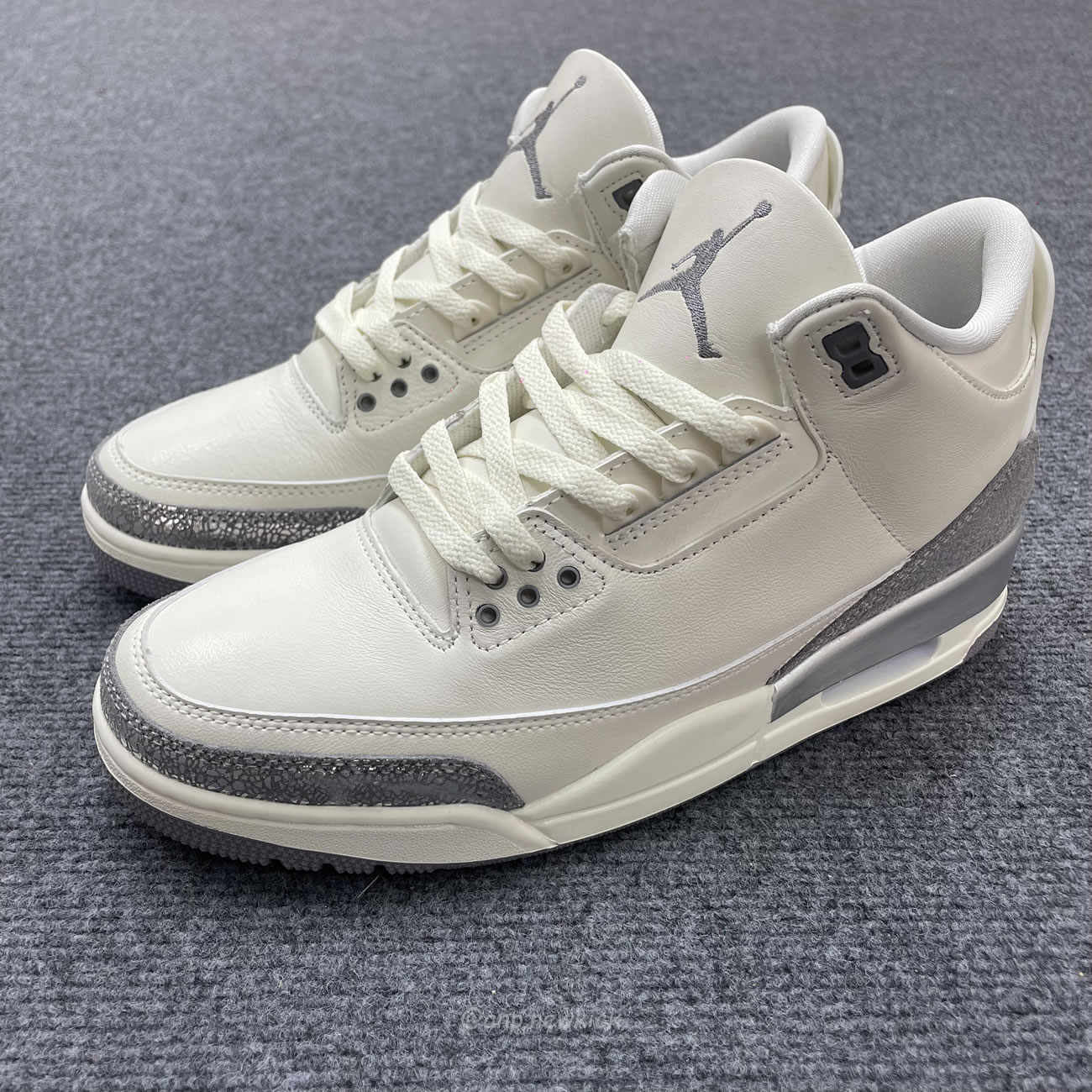 Air Jordan 3 Retro Sail Cement Grey Womens Ck9246 100 (7) - www.newkick.vip