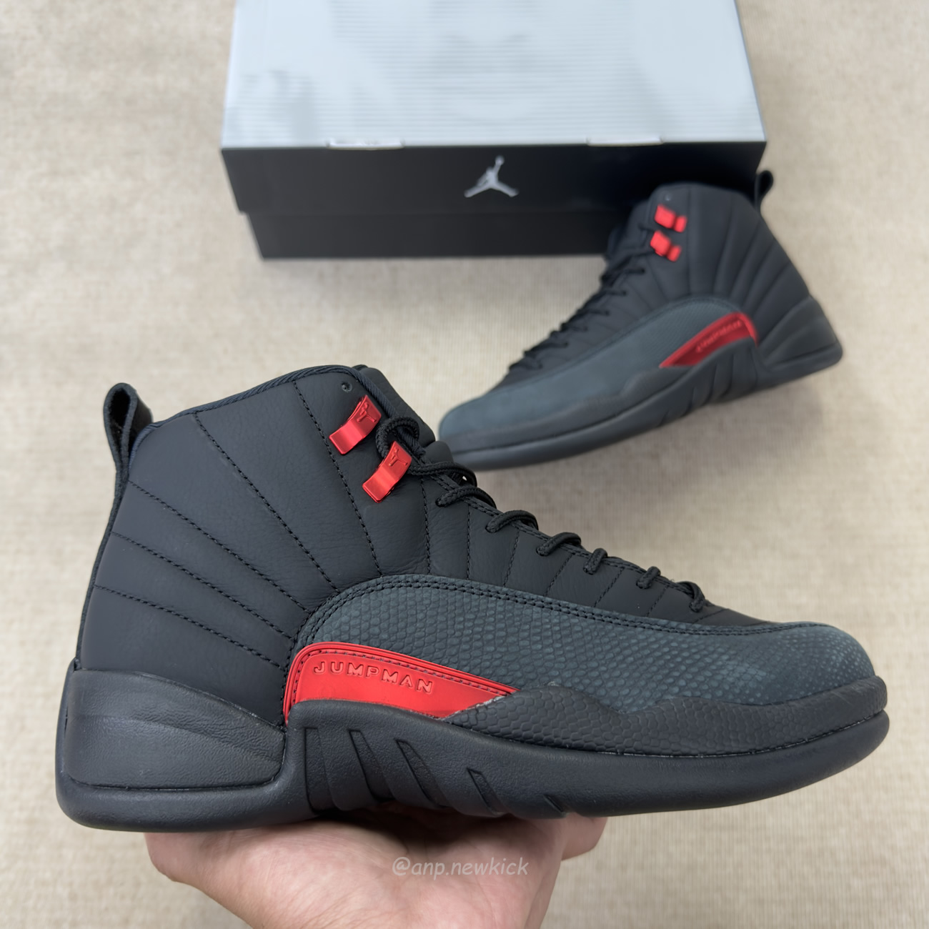 Air Jordan 12 Retro Bloodline Black Ct8013 003 (7) - www.newkick.vip
