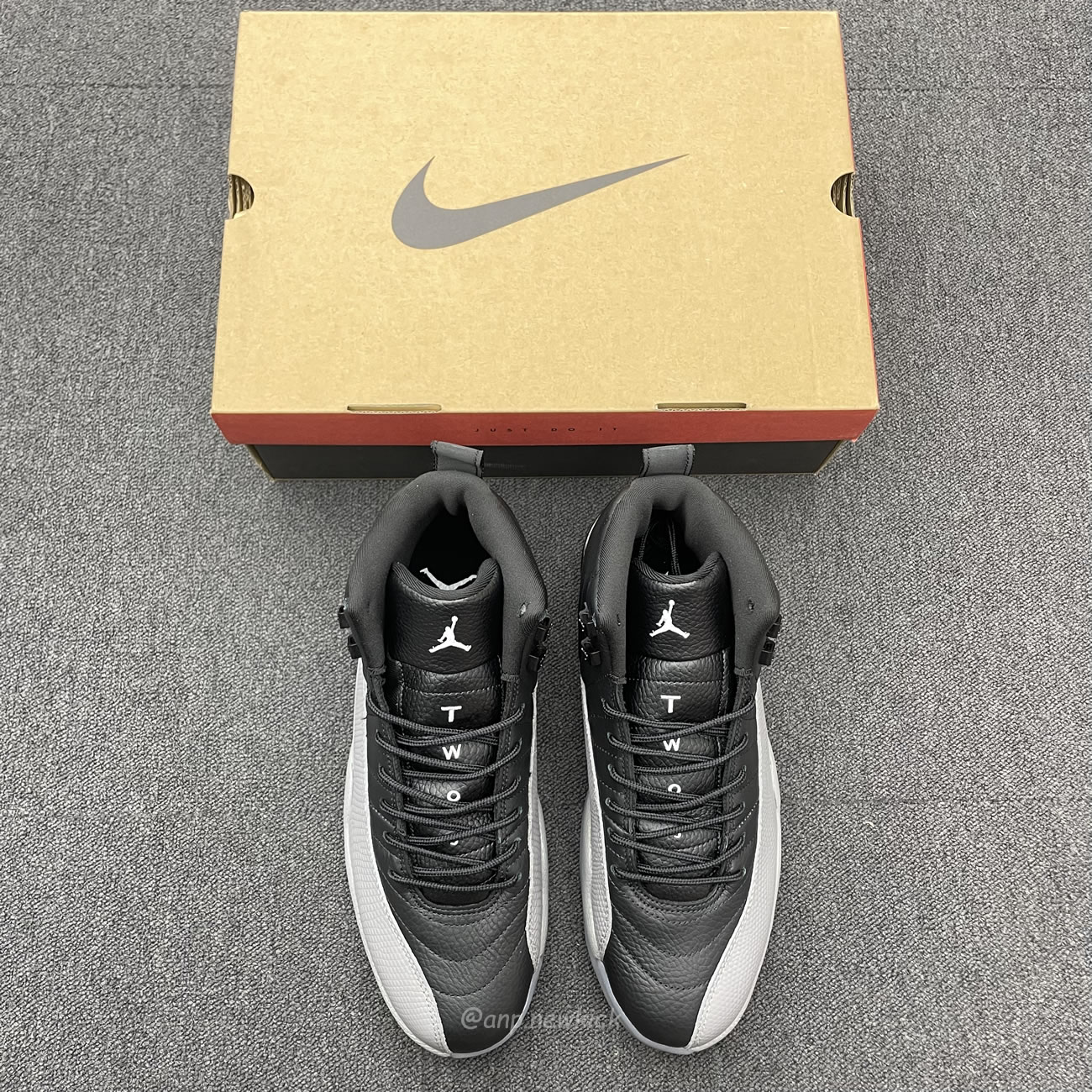 Air Jordan 12 Black Wolf Grey Ct8013 019 (10) - www.newkick.vip