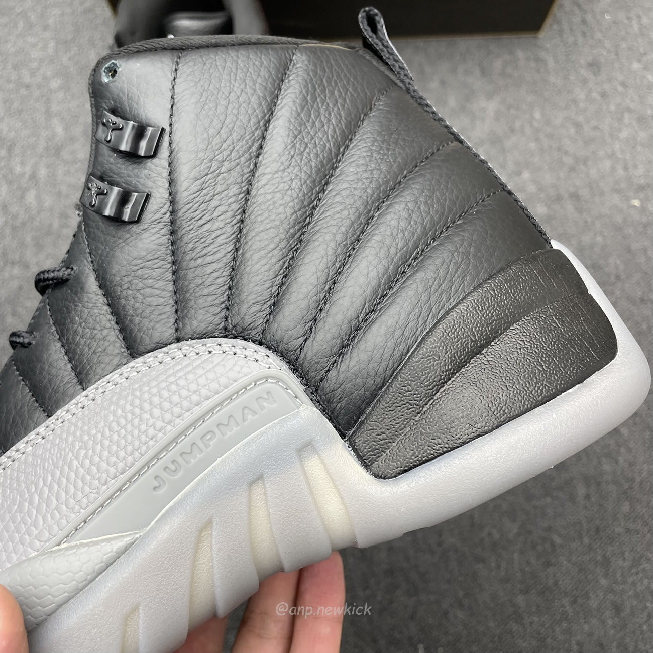 Air Jordan 12 Black Wolf Grey Ct8013 019 (6) - www.newkick.vip