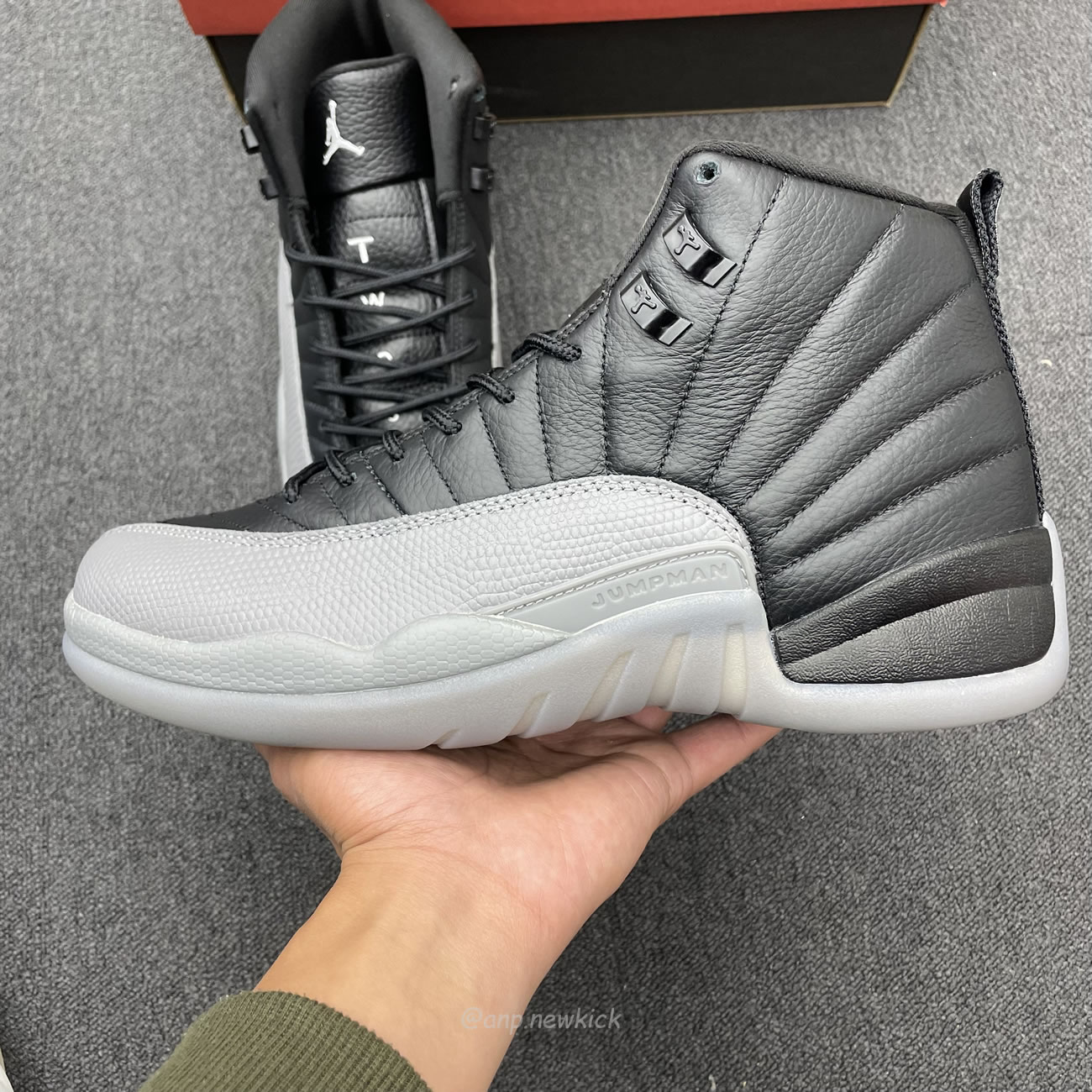 Air Jordan 12 Black Wolf Grey Ct8013 019 (2) - www.newkick.vip